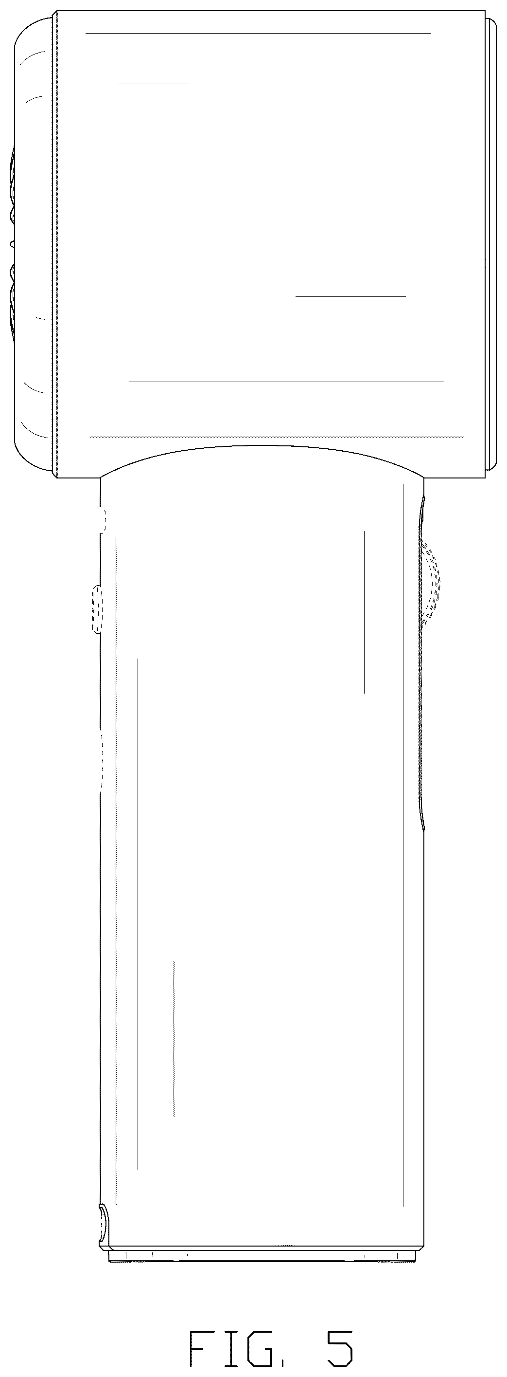 Patent USD1077191 Figure 5 – Portable fan