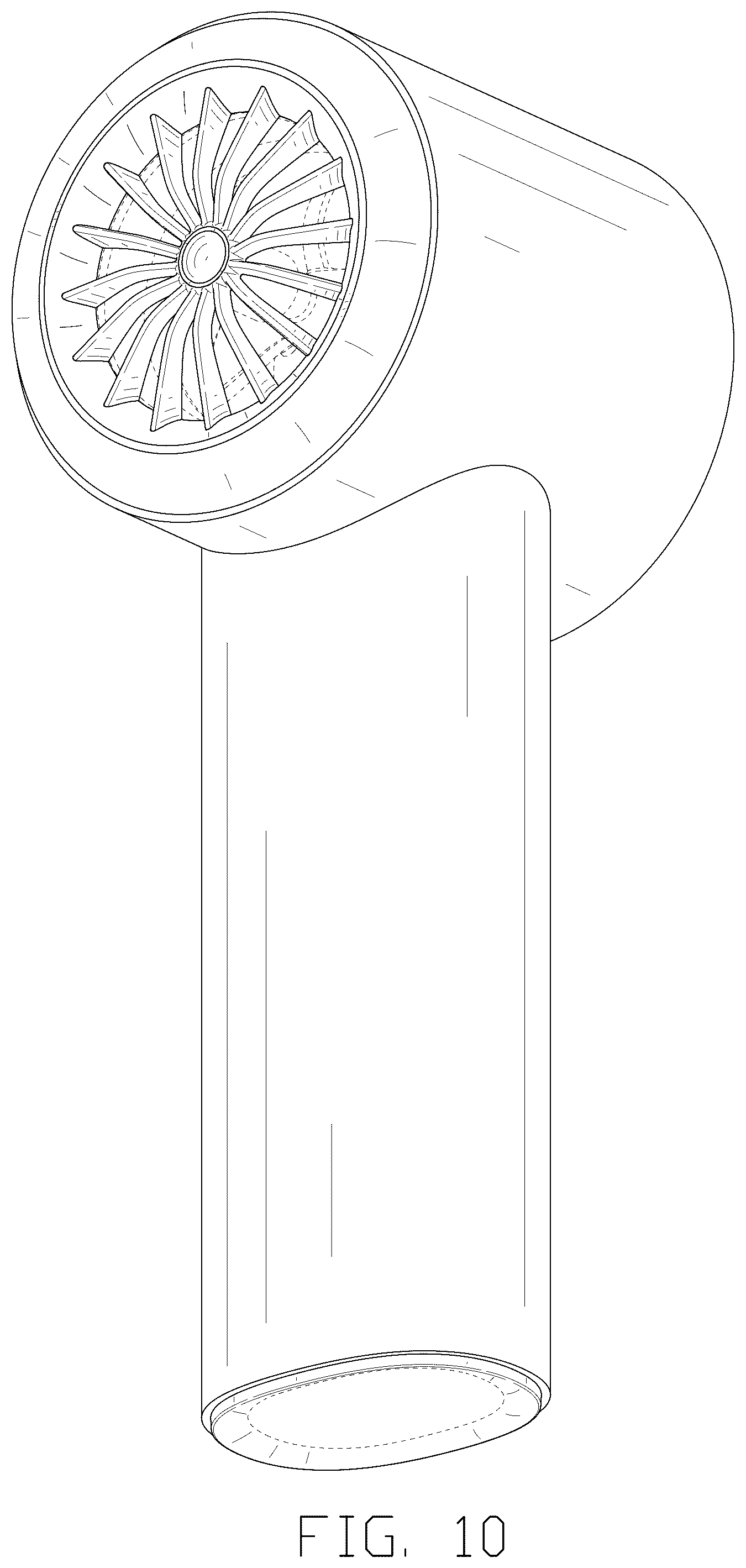 Patent USD1077191 Figure 10 – Portable fan