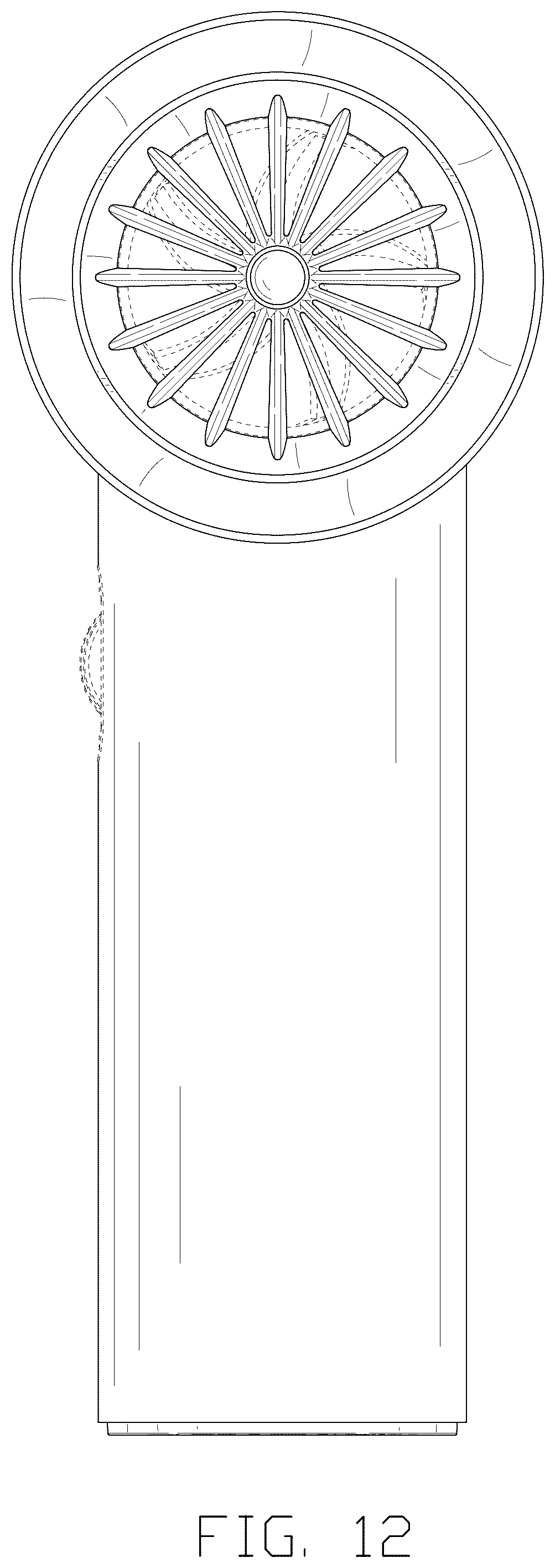 Patent USD1077191 Figure 12 – Portable fan