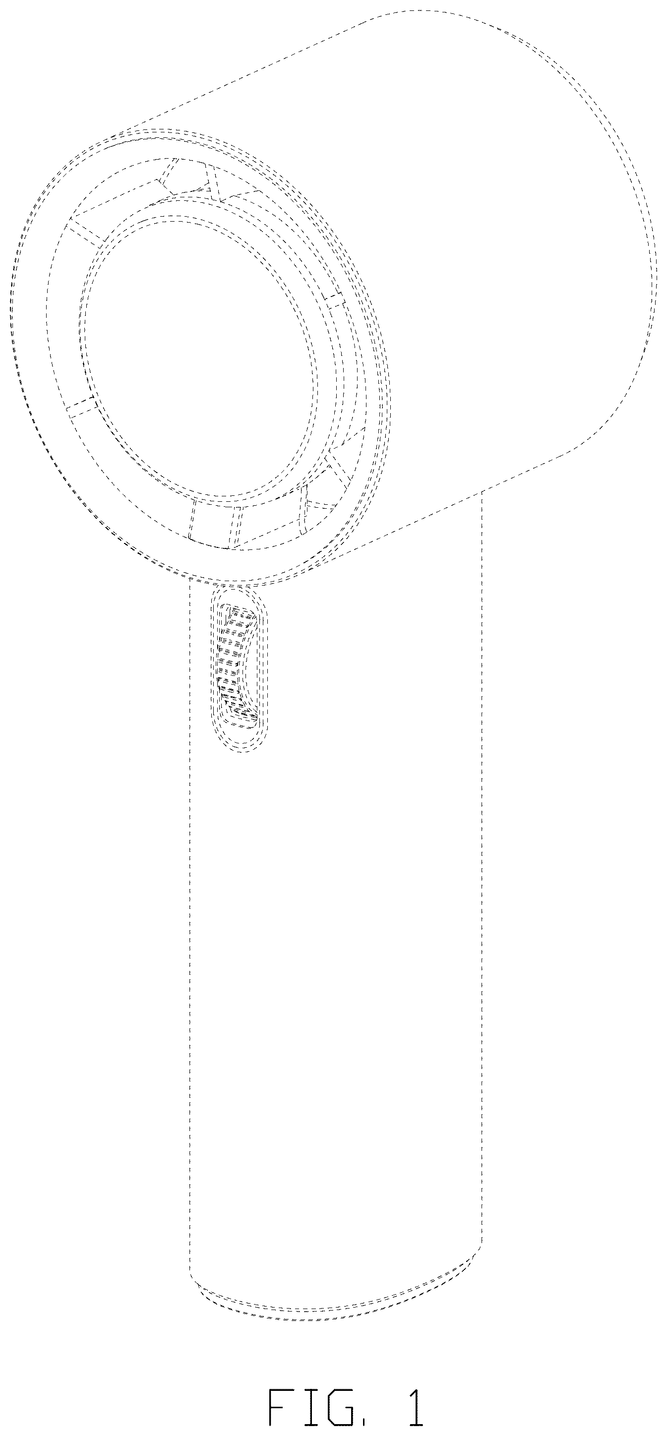 Patent USD1077192 Figure 1 – Portable fan