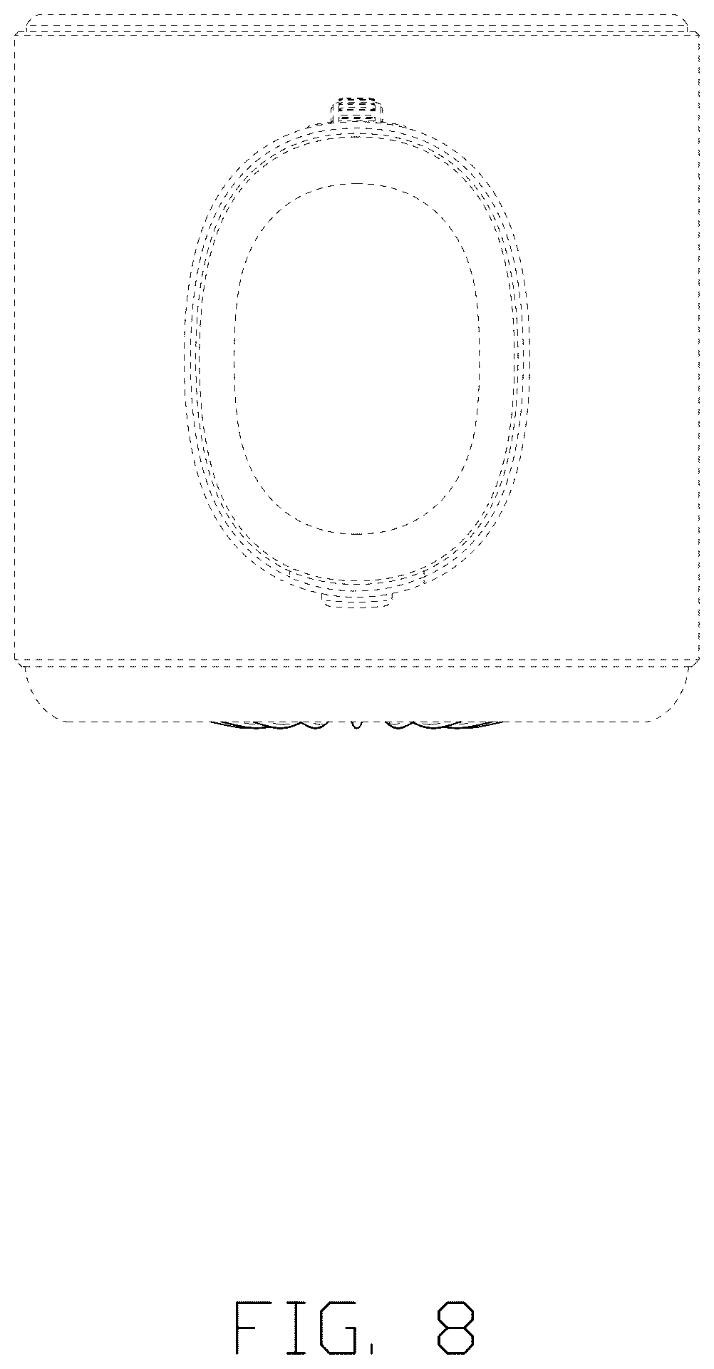 Patent USD1077192 Figure 8 – Portable fan
