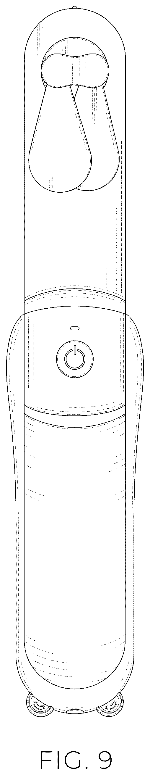 Patent USD1077193 Figure 9 – Foldable handheld fan