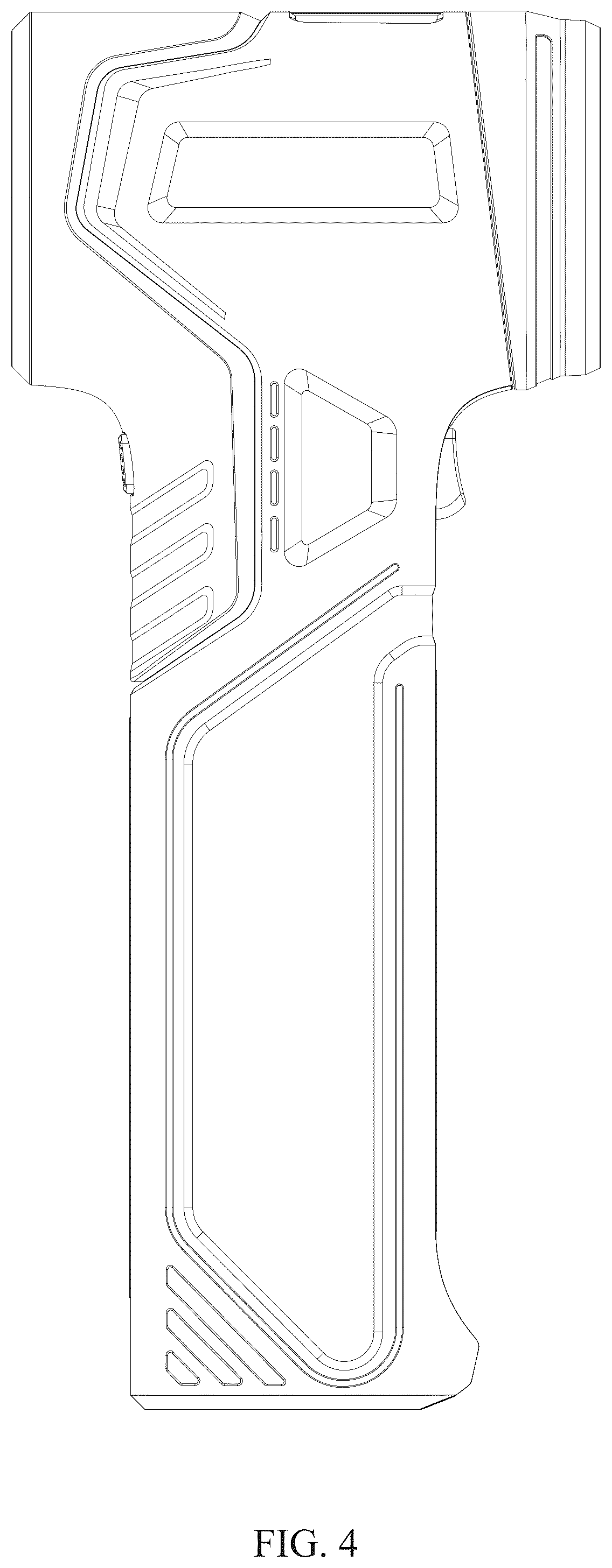 Patent USD1077194 Figure 4 – Handheld fan