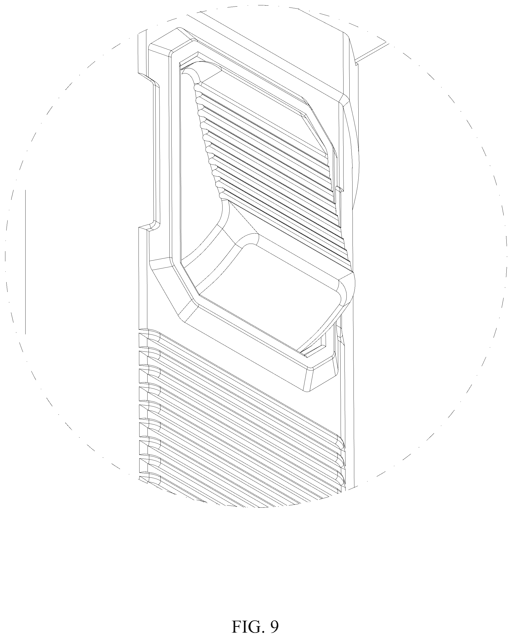 Patent USD1077195 Figure 9 – Handheld fan