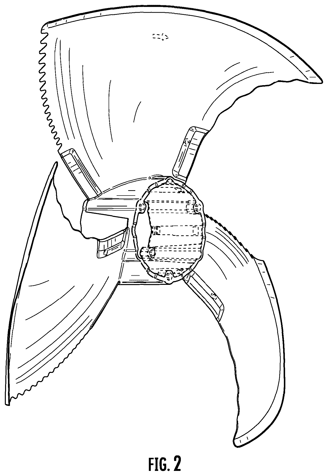Patent USD1077196 Figure 2 – Fan wheel