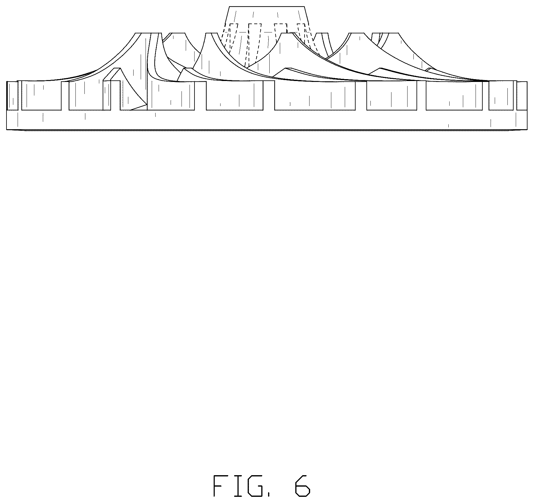 Patent USD1077197 Figure 6 – Fan of a ventilator