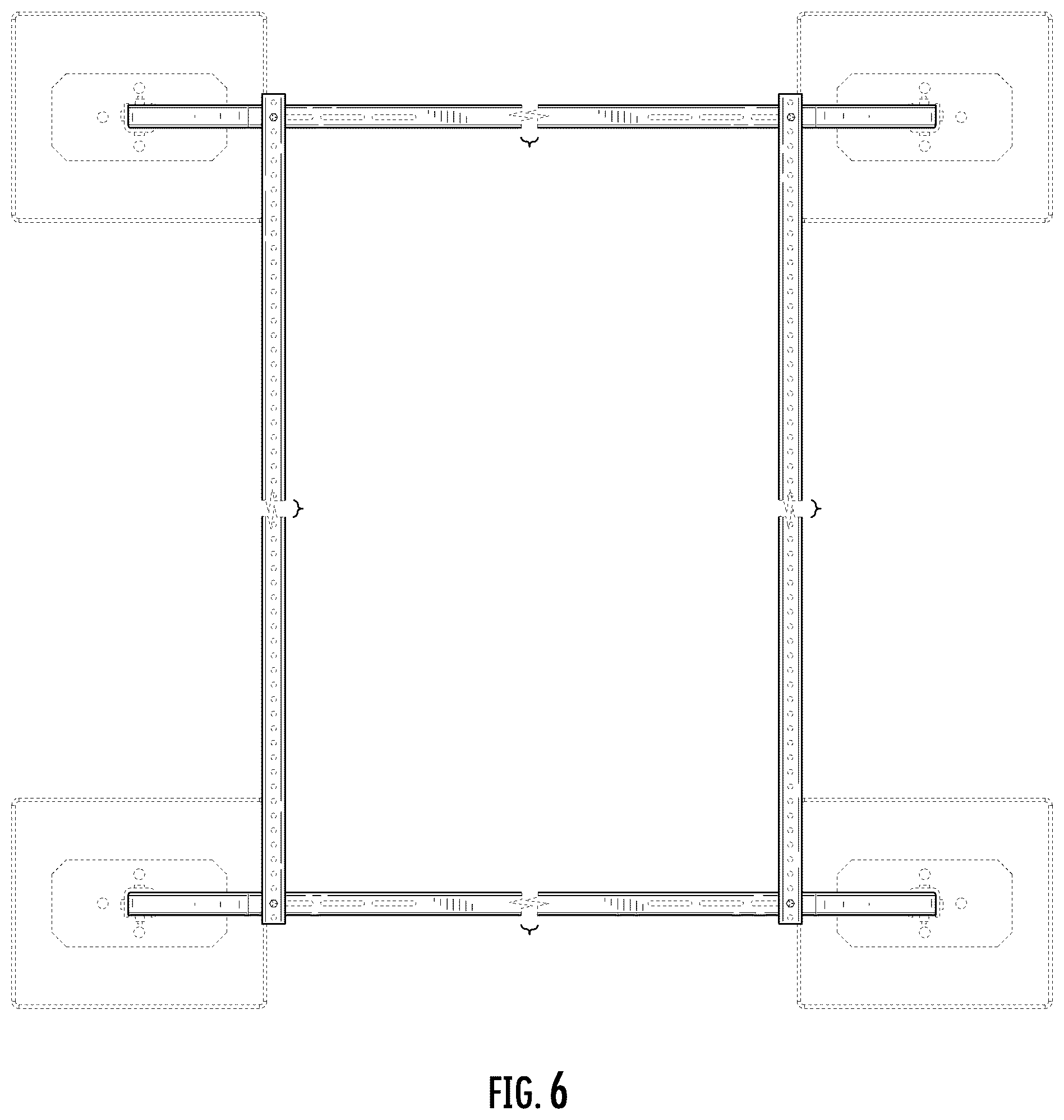 Patent USD1077198 Figure 4 – HVAC support