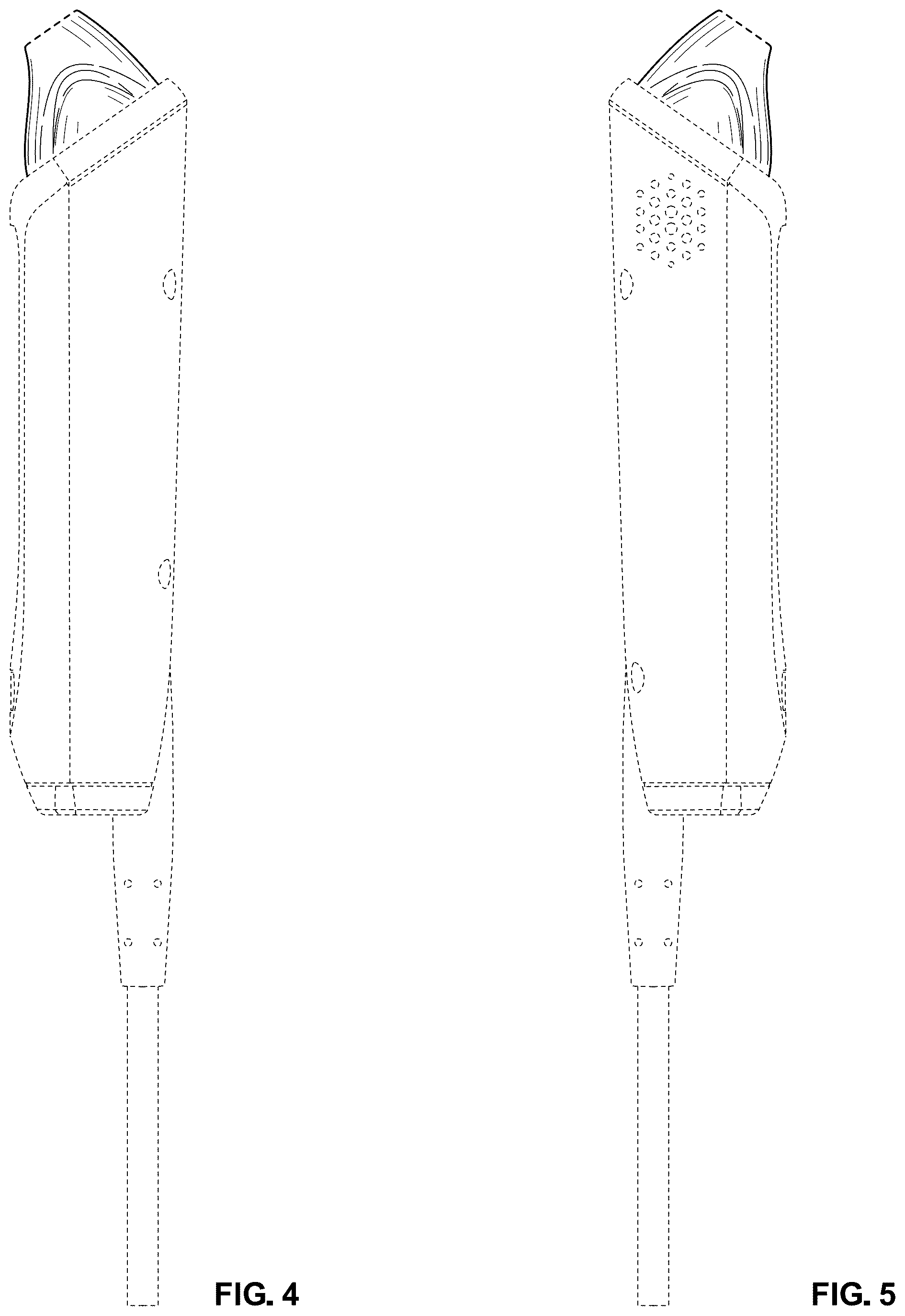 Patent USD1077199 Figure 4 – Mouthpiece for a handheld breath detector