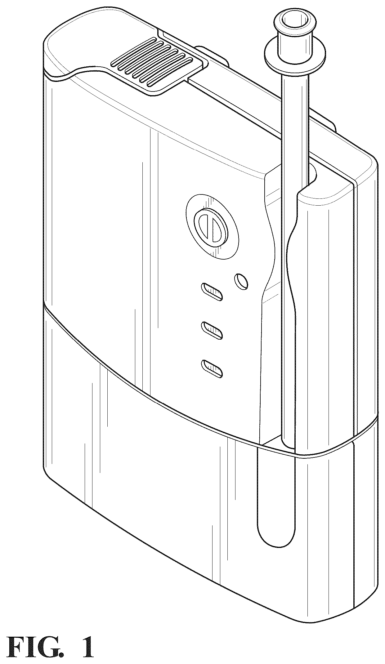 Patent USD1077201 Figure 1 – Wound drainage device