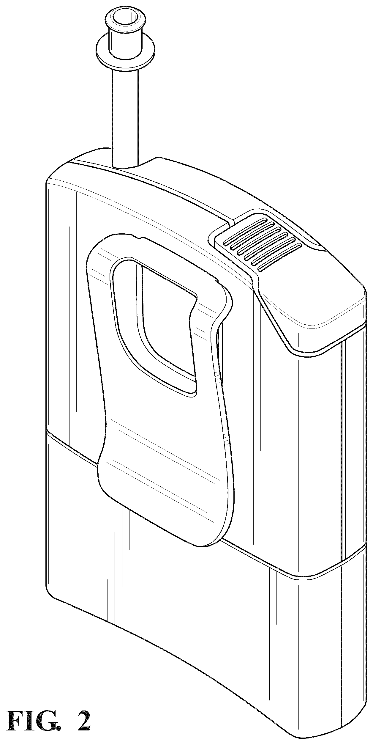Patent USD1077201 Figure 2 – Wound drainage device