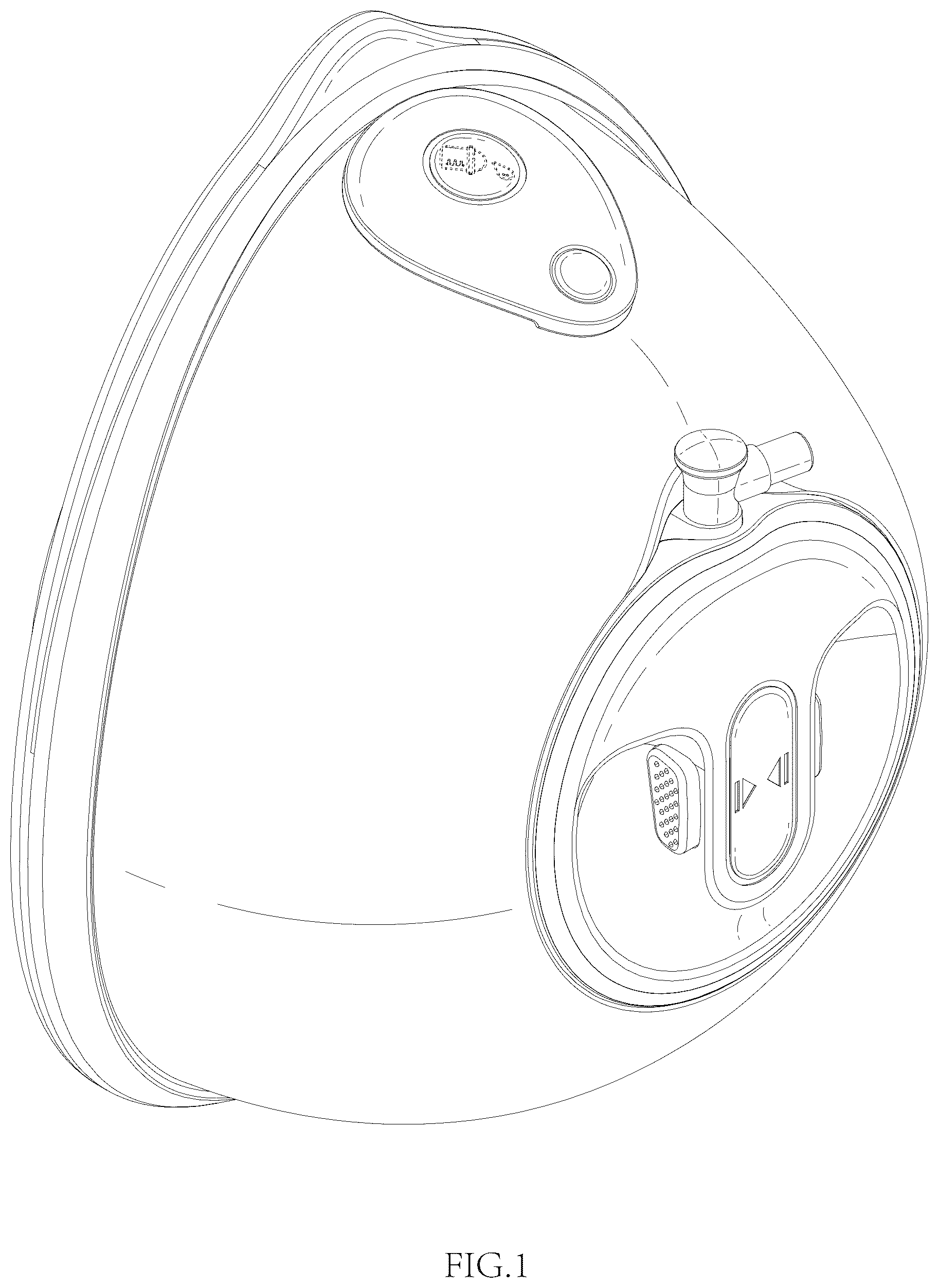 Patent USD1077202 Figure 1 – Breast pump