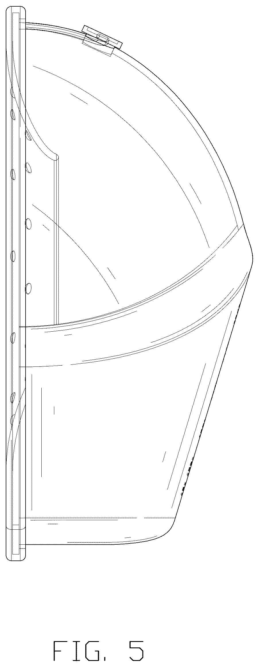 Patent USD1077203 Figure 5 – Breast pump