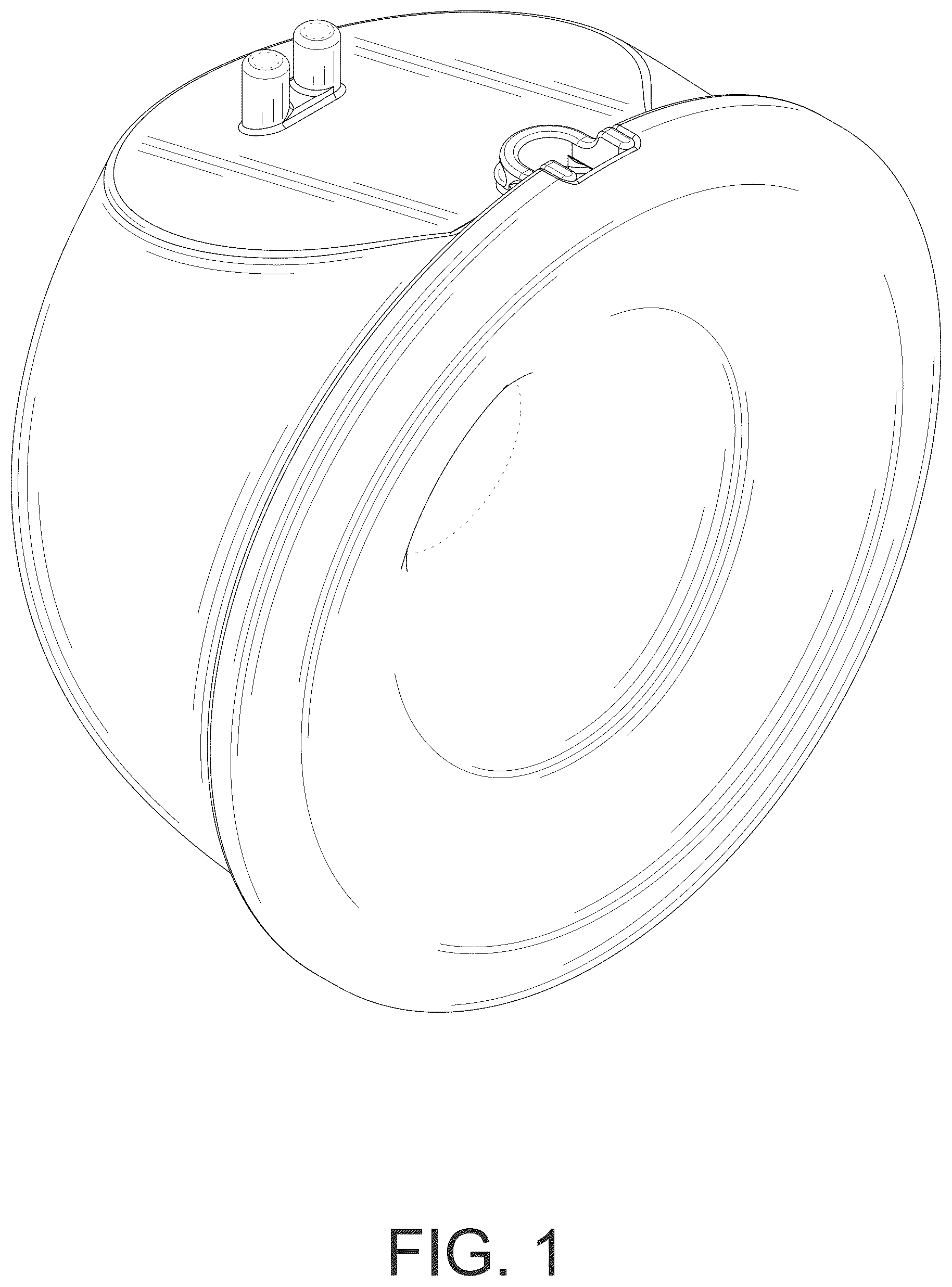 Patent USD1077204 Figure 1 – Breast milk collector