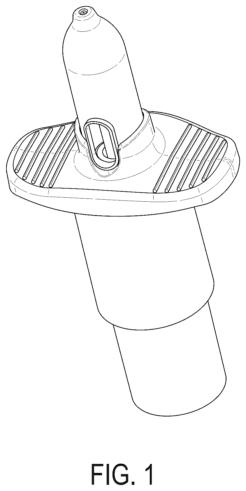 Patent USD1077205 — Nasal spray device — Figure 1