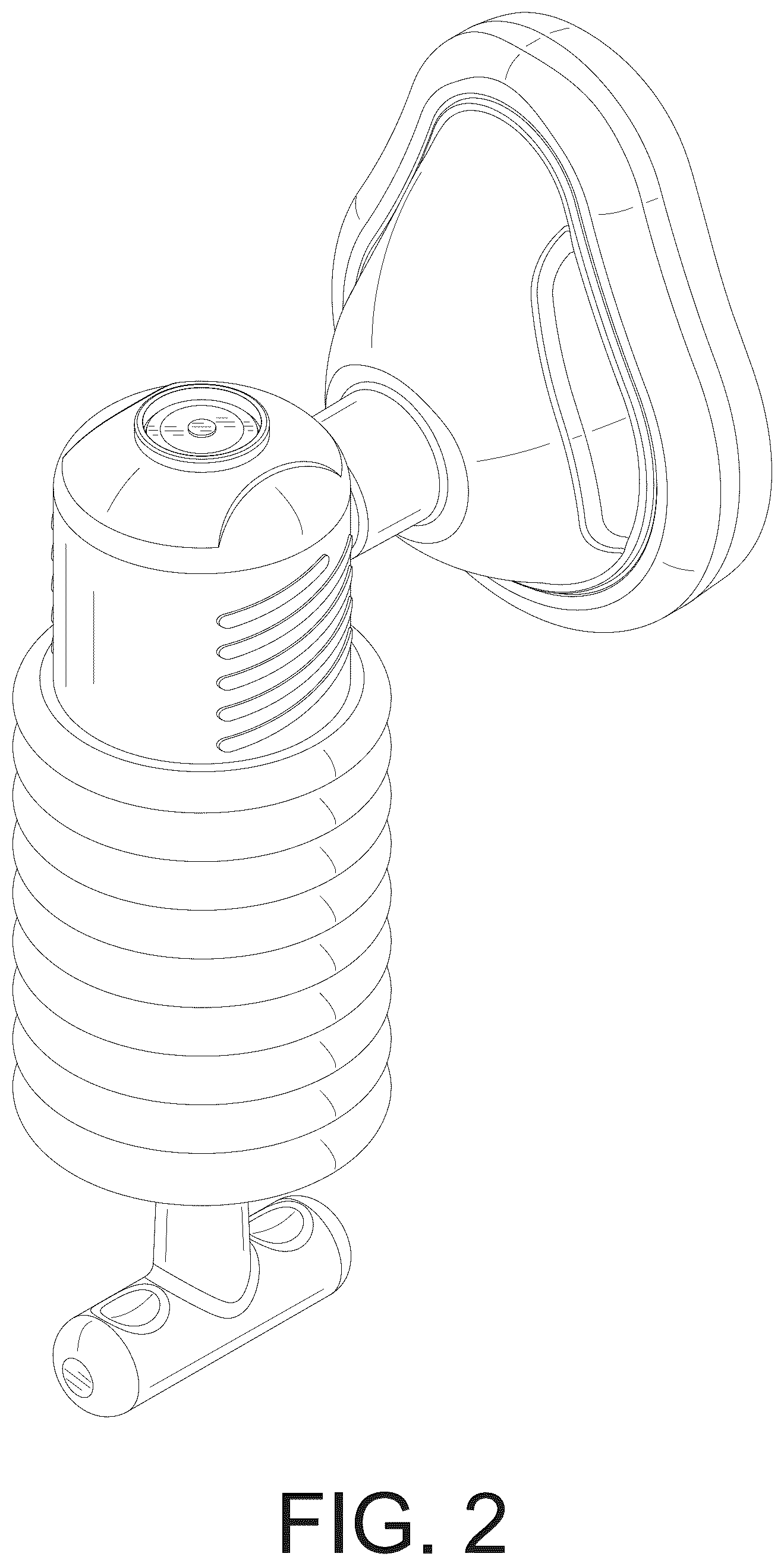 Patent USD1077206 Figure 2 – Choking rescue device