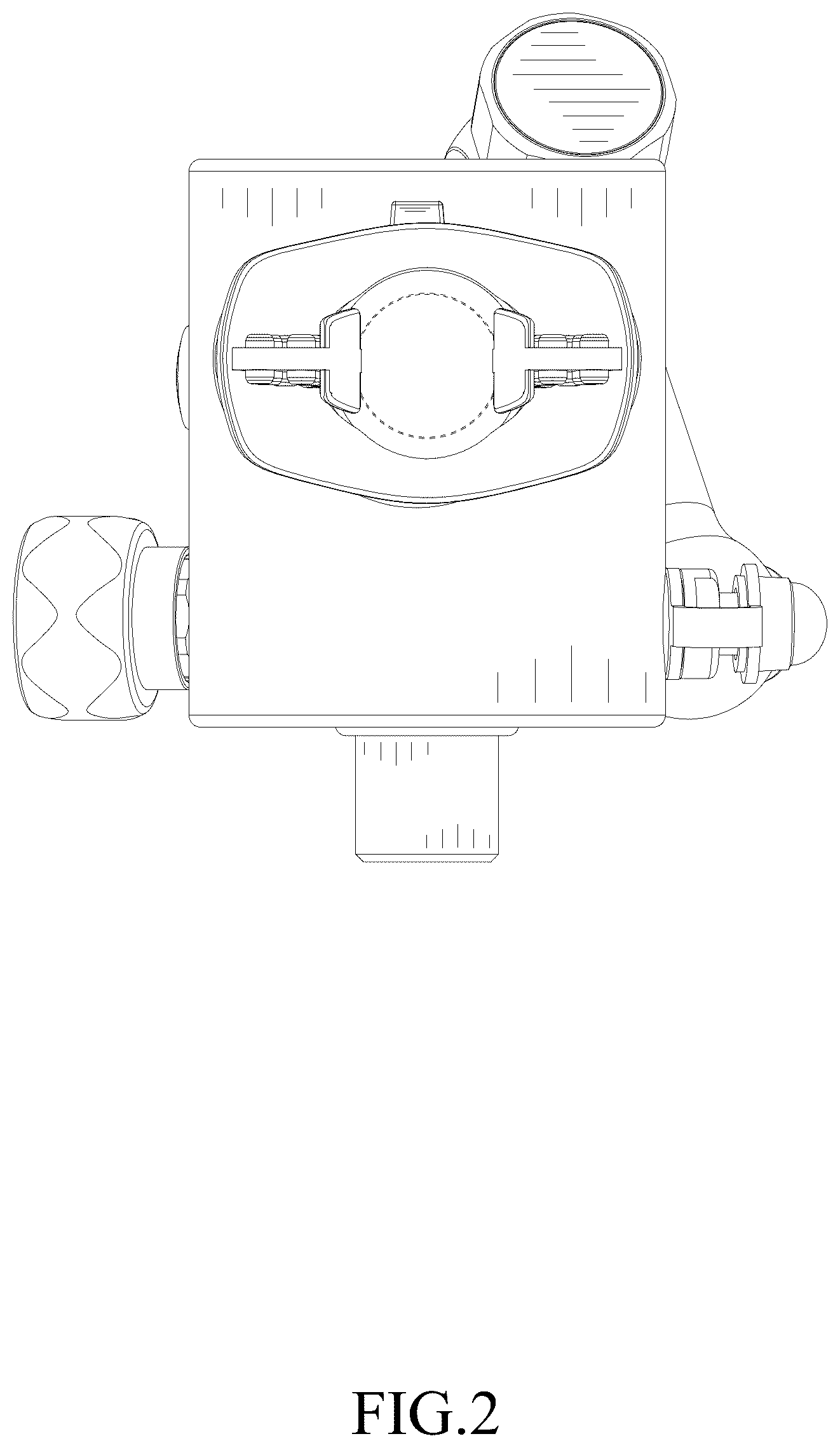 Patent USD1077208 Figure 2 – Accessory for diving equipment