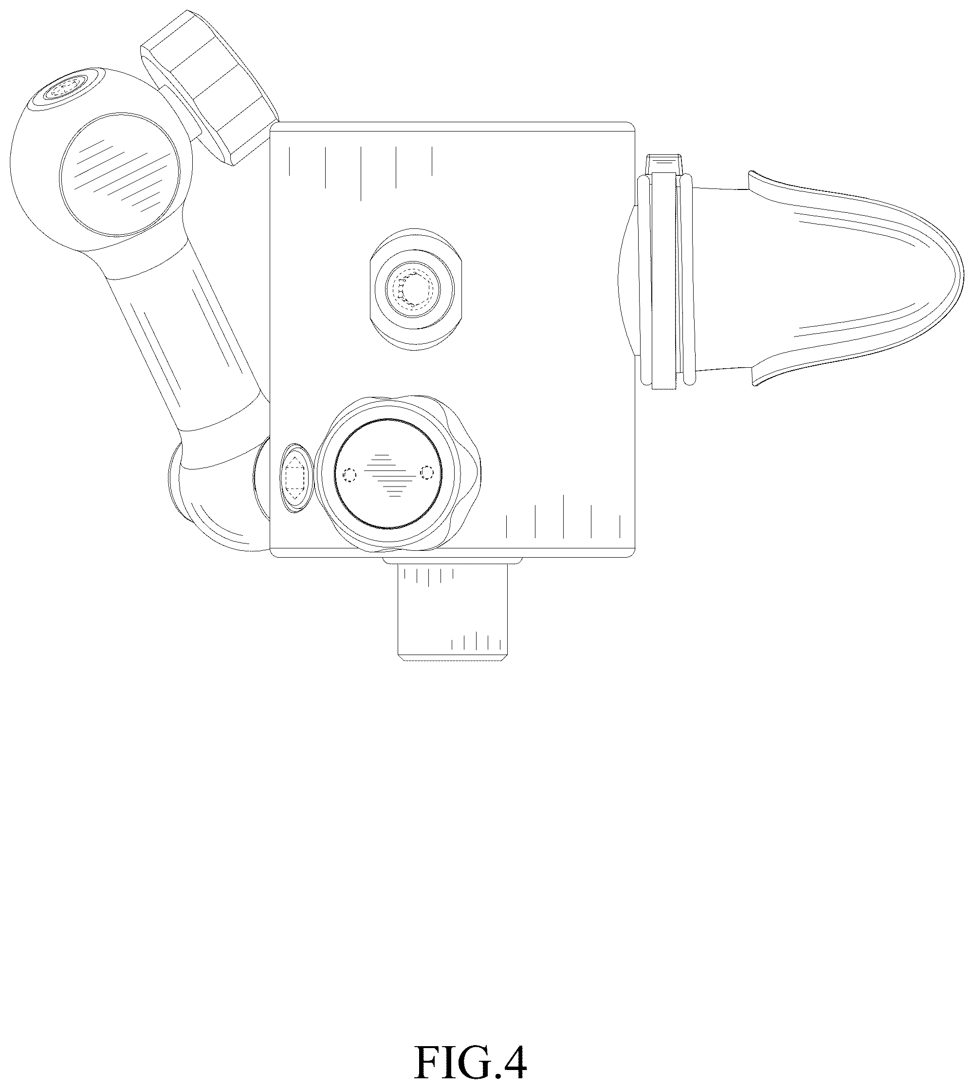 Patent USD1077208 Figure 4 – Accessory for diving equipment