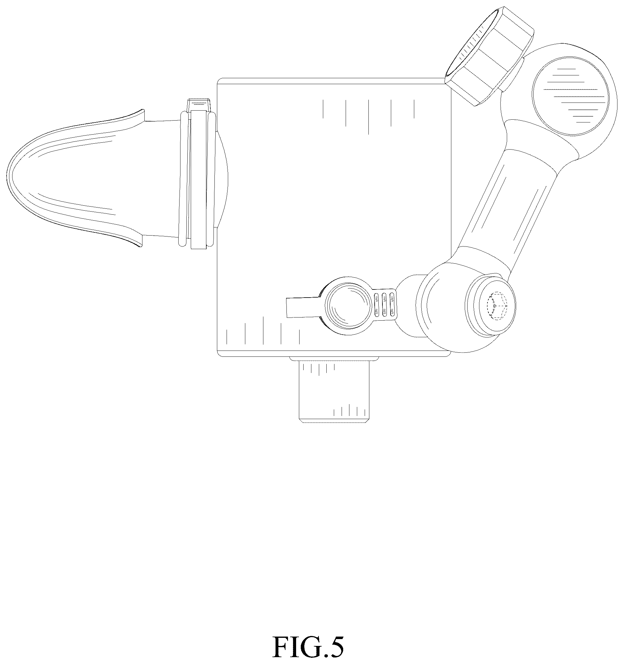 Patent USD1077208 Figure 5 – Accessory for diving equipment