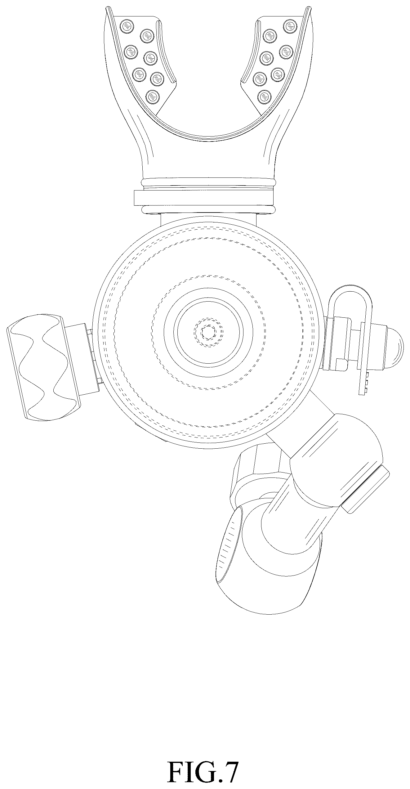 Patent USD1077208 Figure 7 – Accessory for diving equipment