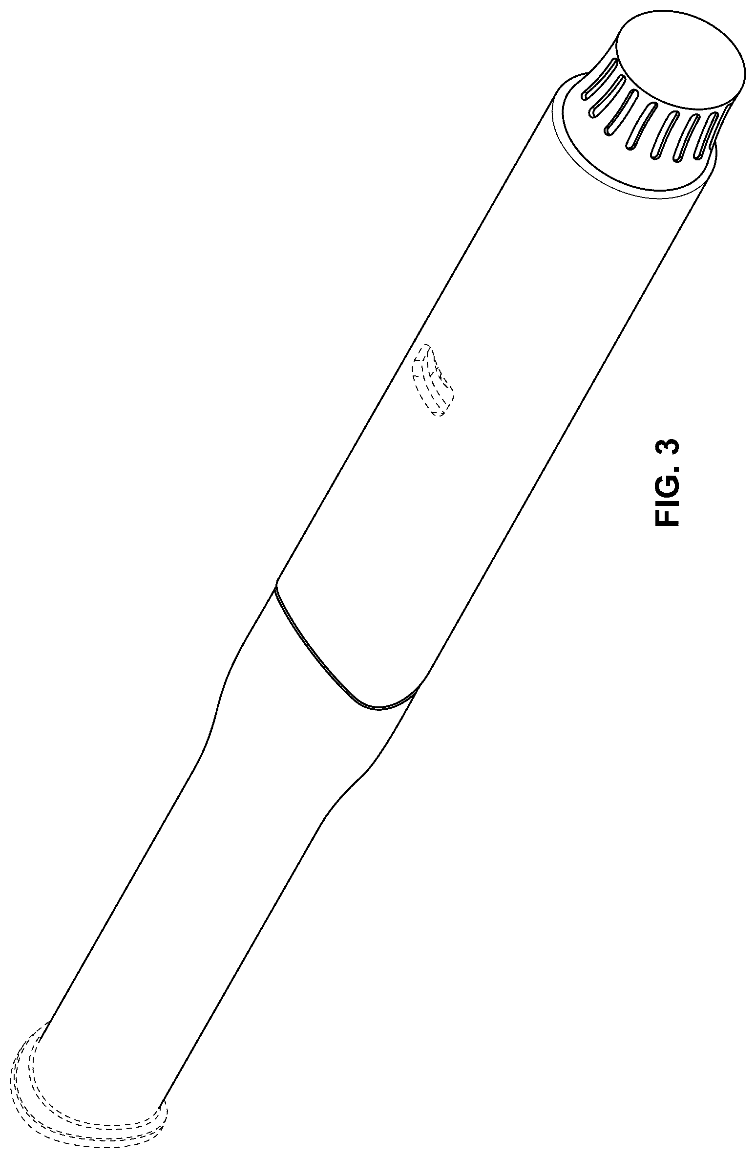 Patent USD1077210 Figure 3 – Medical injector