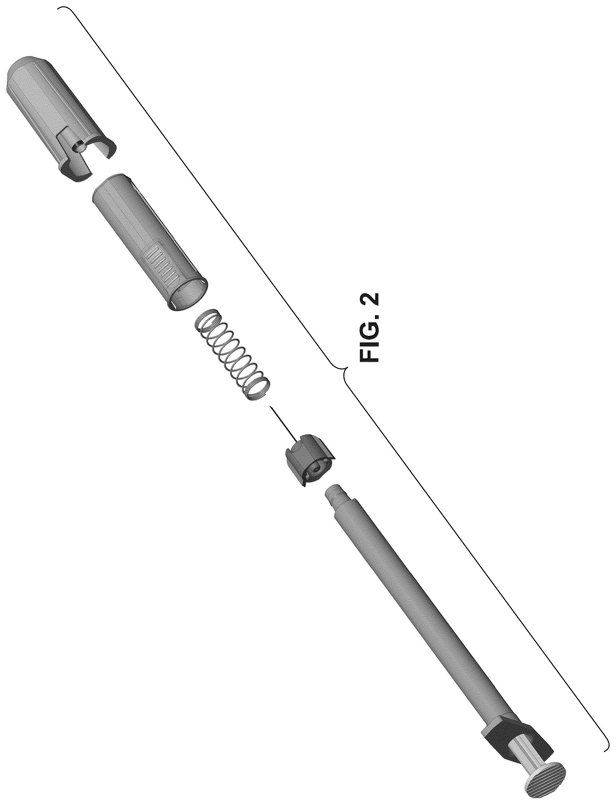 Patent USD1077211 Figure 2 – Safety mechanism for hypodermic needle
