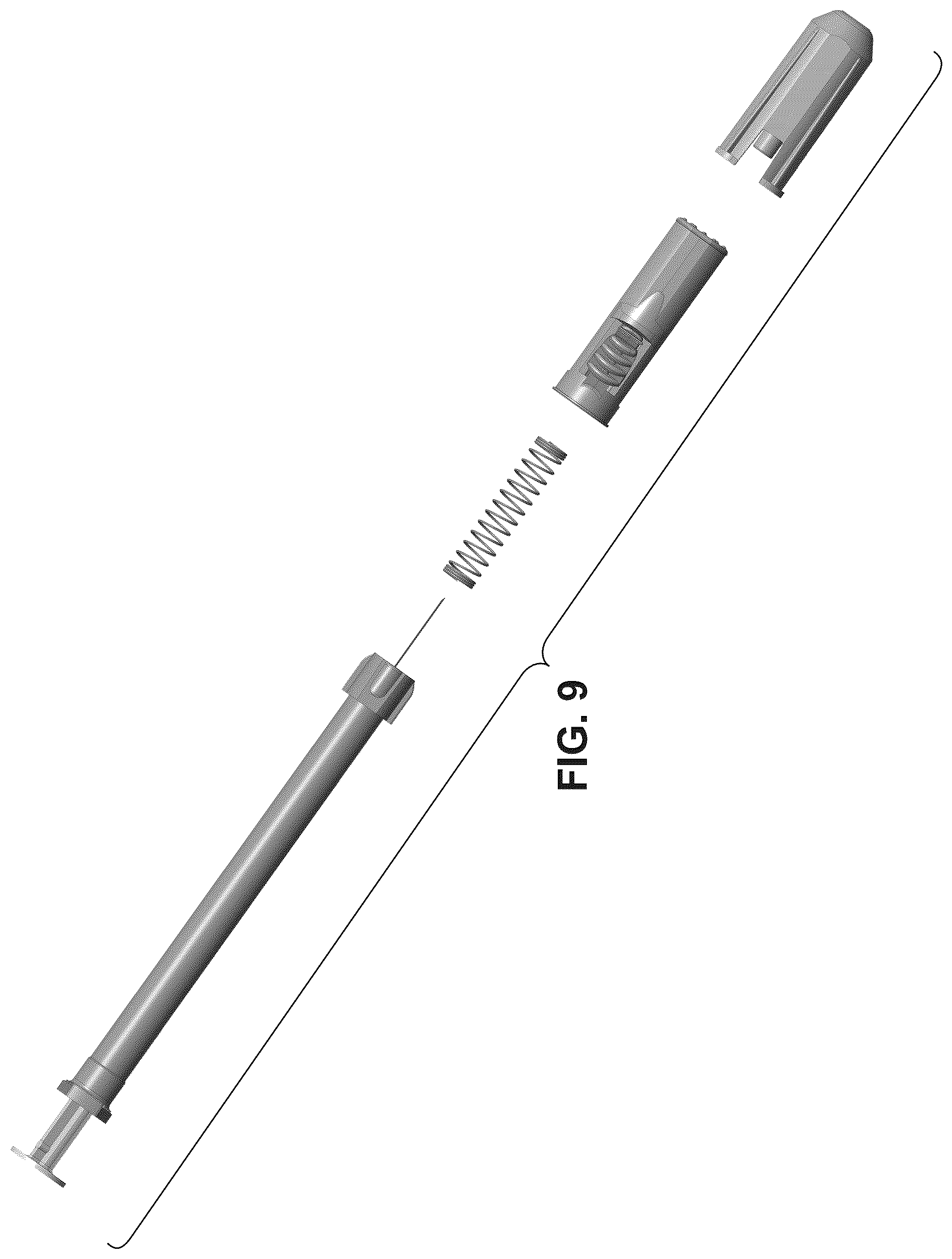 Patent USD1077211 Figure 9 – Safety mechanism for hypodermic needle