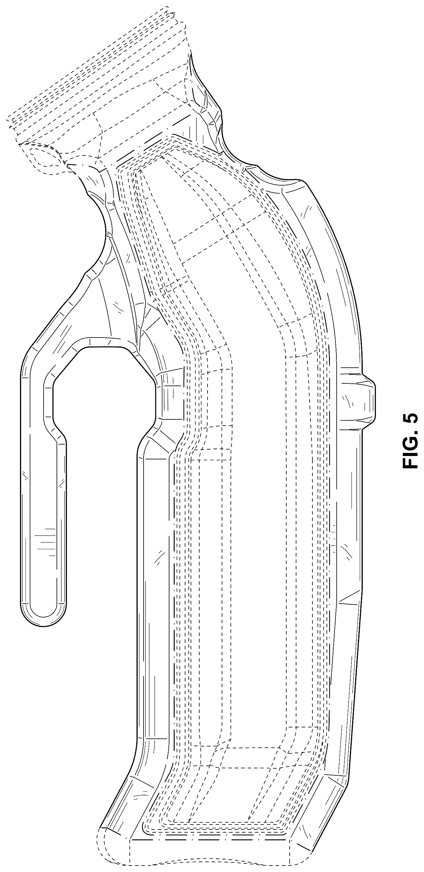 Patent USD1077212 Figure 5 – Urinal