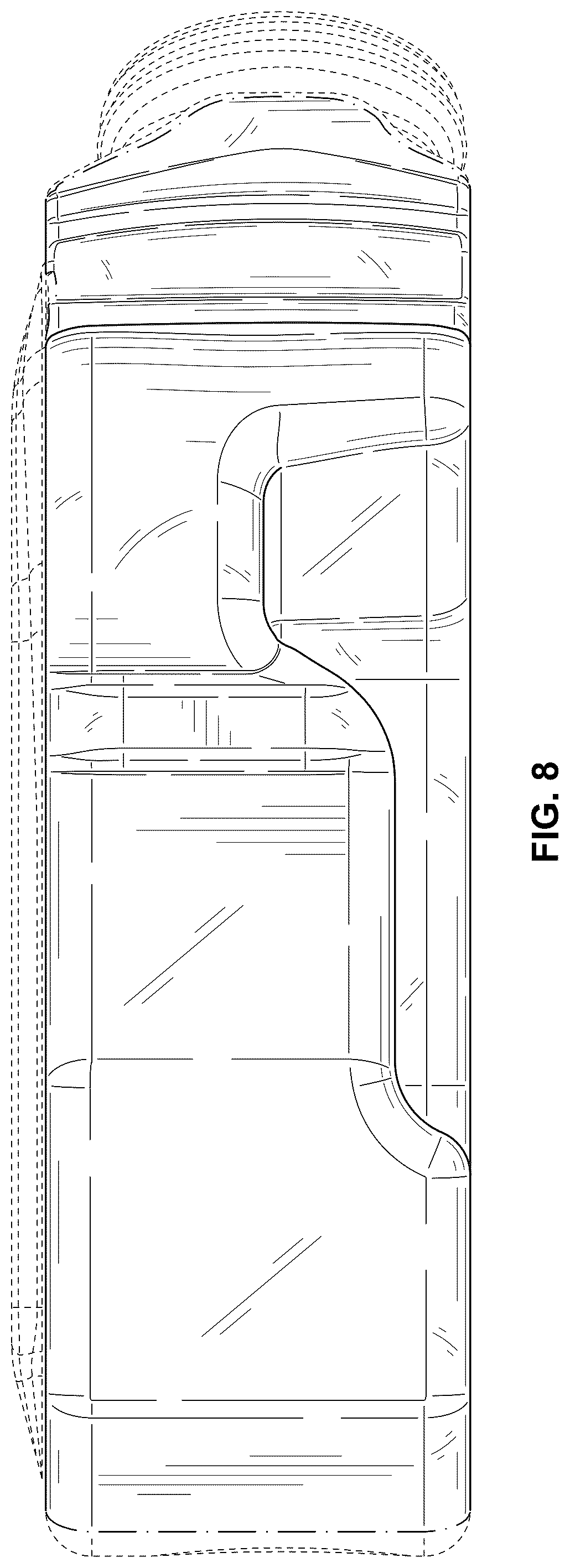 Patent USD1077212 Figure 8 – Urinal