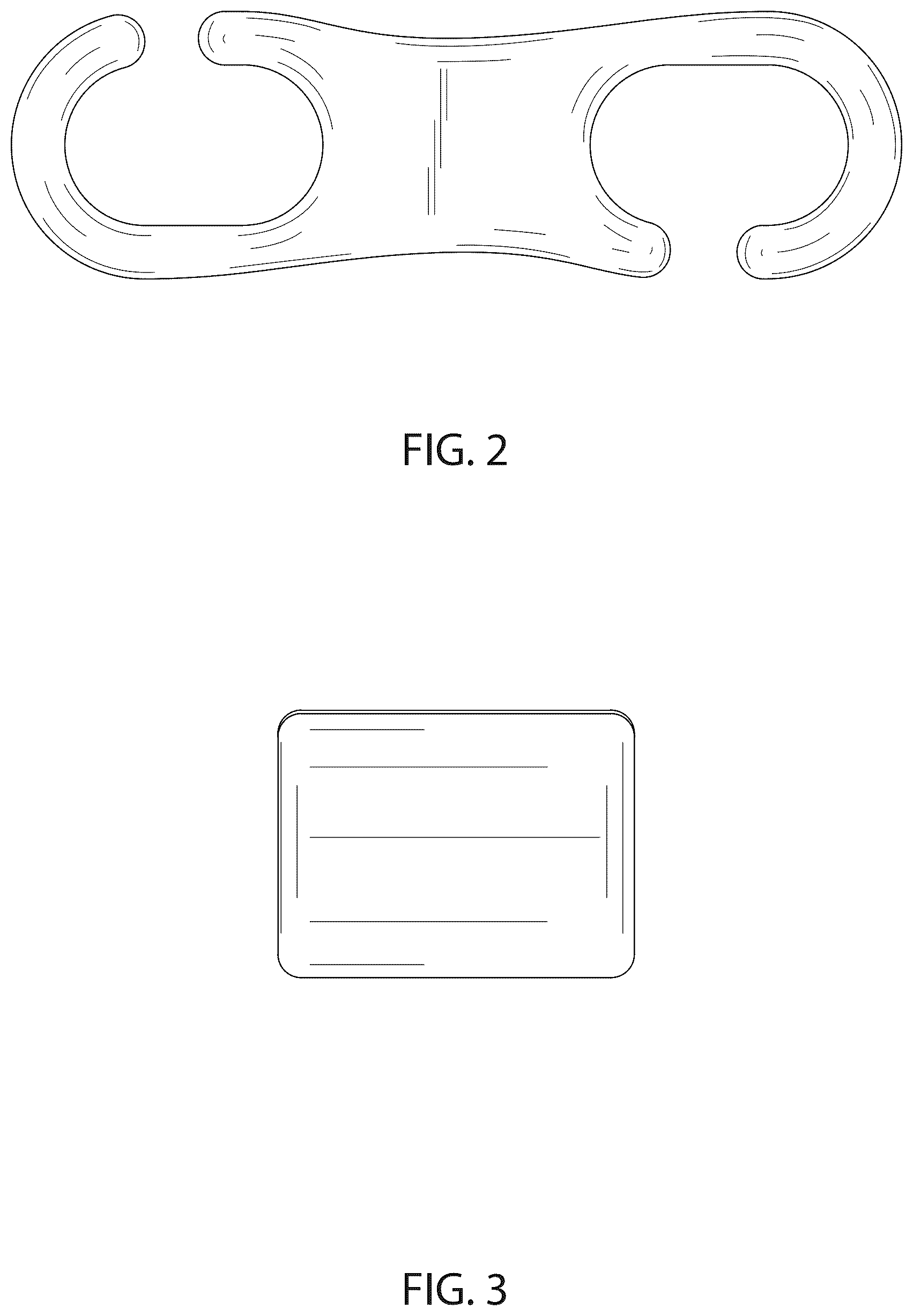 Patent USD1077215 Figure 2 – Oxygen hose retainer