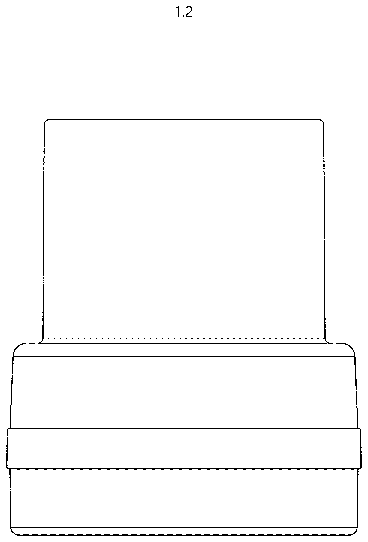 Patent USD1077216 Figure 2 – Syringe connector