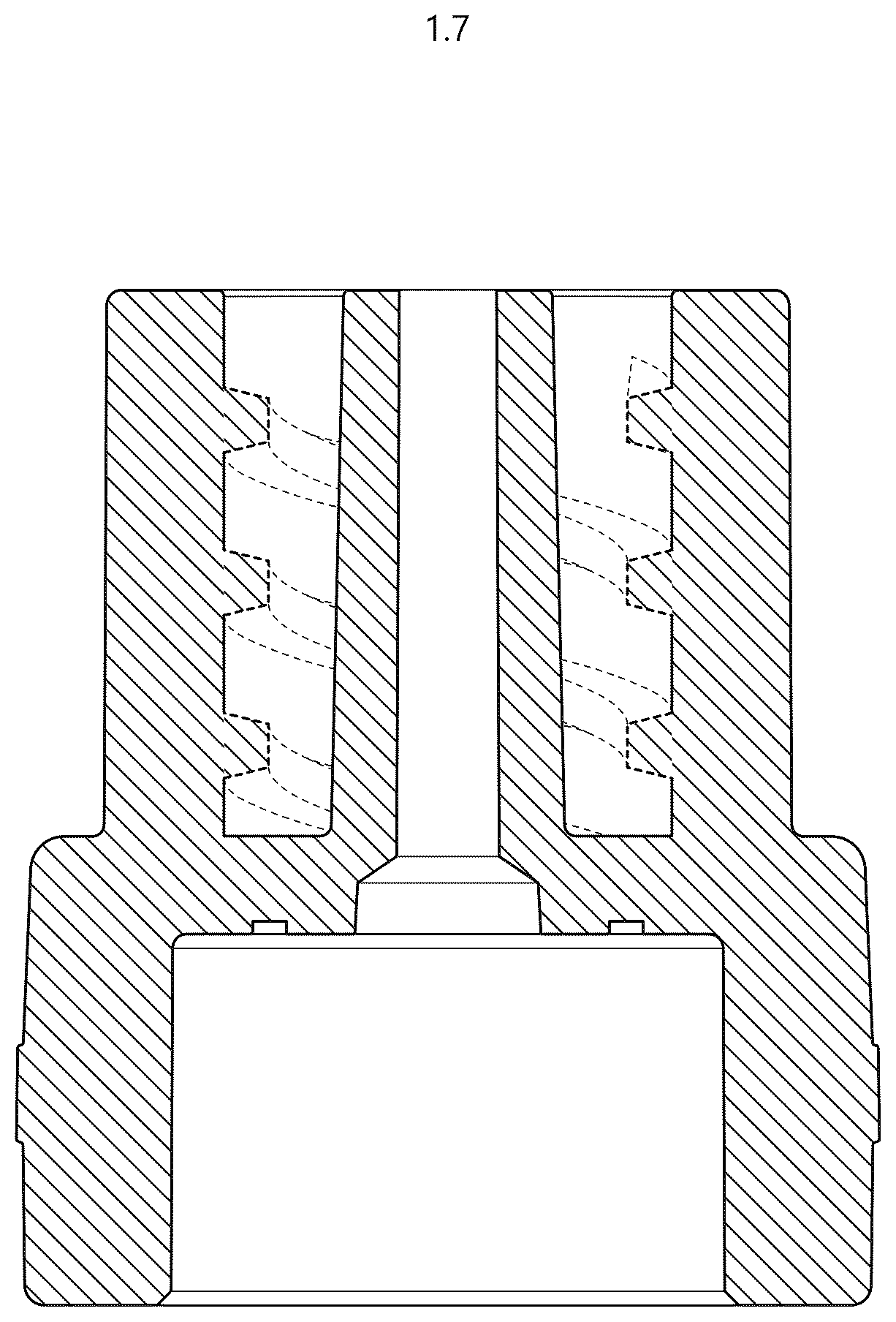Patent USD1077216 Figure 7 – Syringe connector