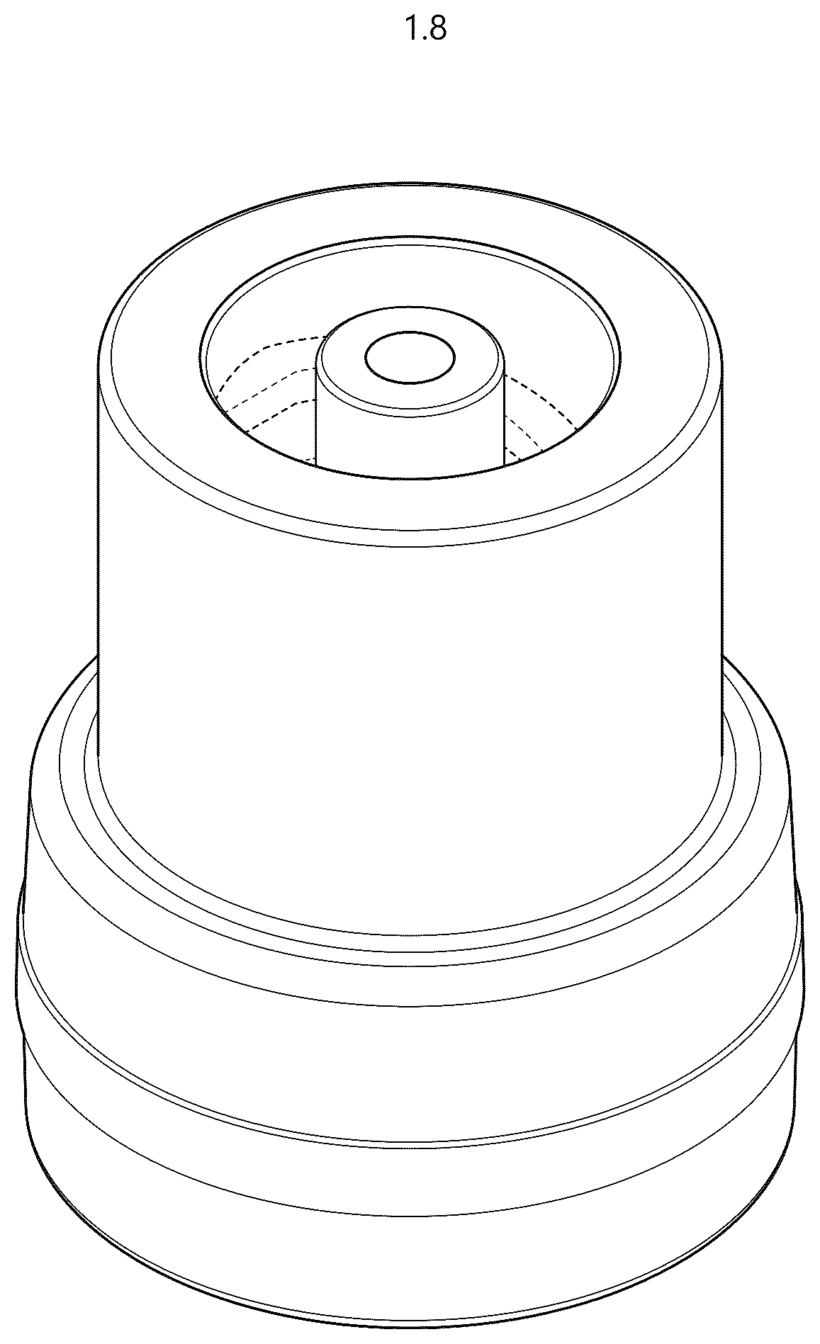 Patent USD1077216 Figure 8 – Syringe connector