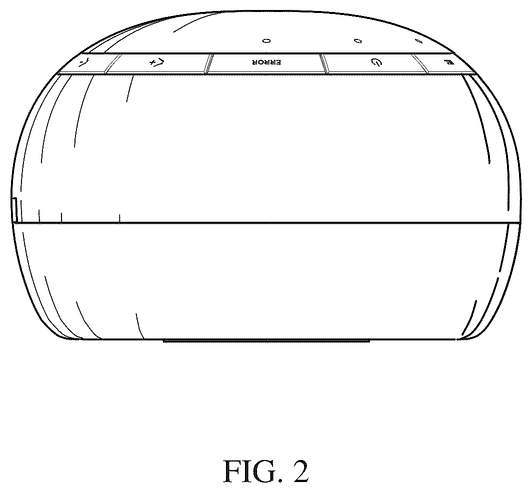 Patent USD1077218 Figure 2 – Electronic stethoscope with electrocardiograph
