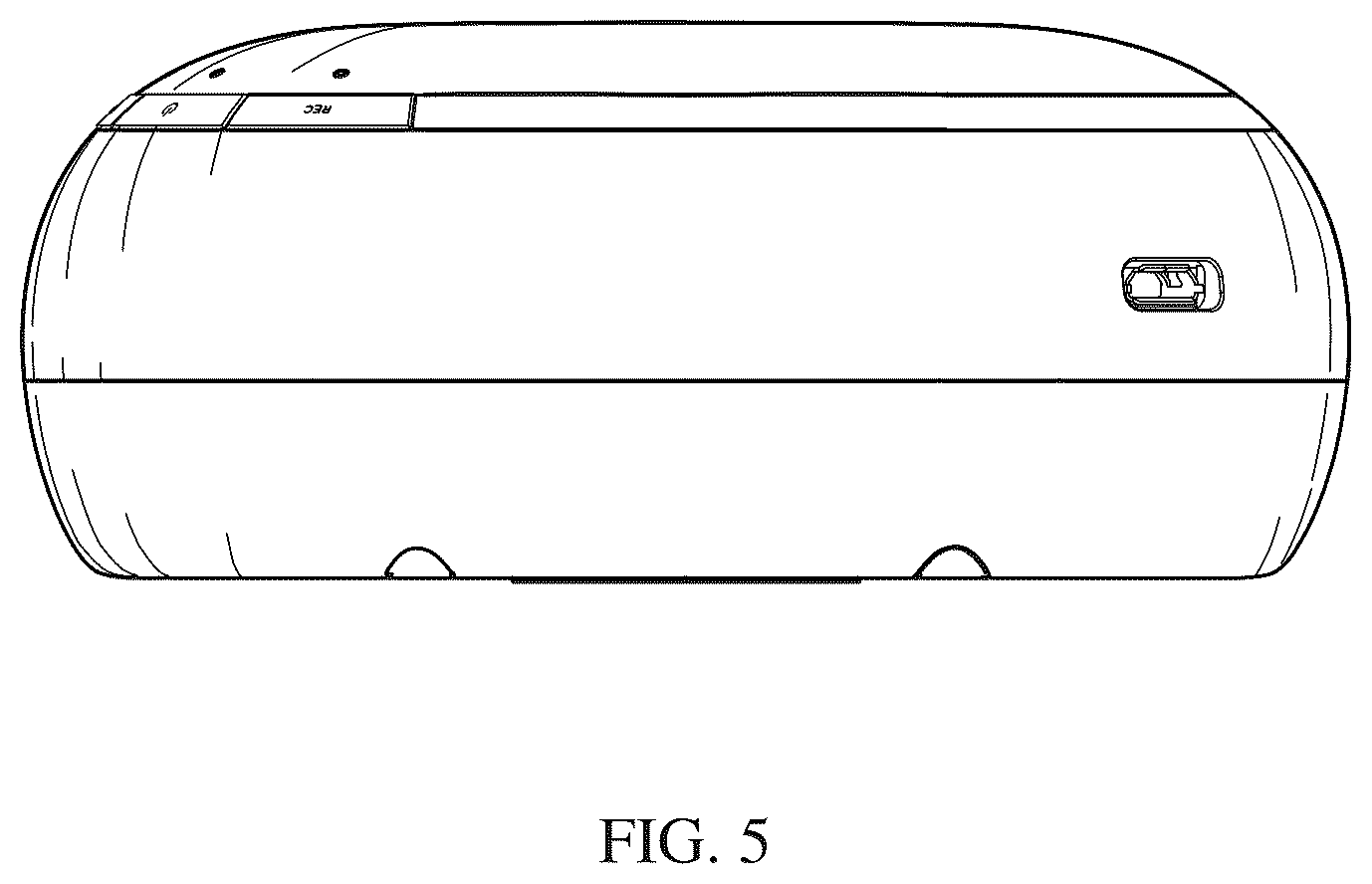 Patent USD1077218 Figure 5 – Electronic stethoscope with electrocardiograph