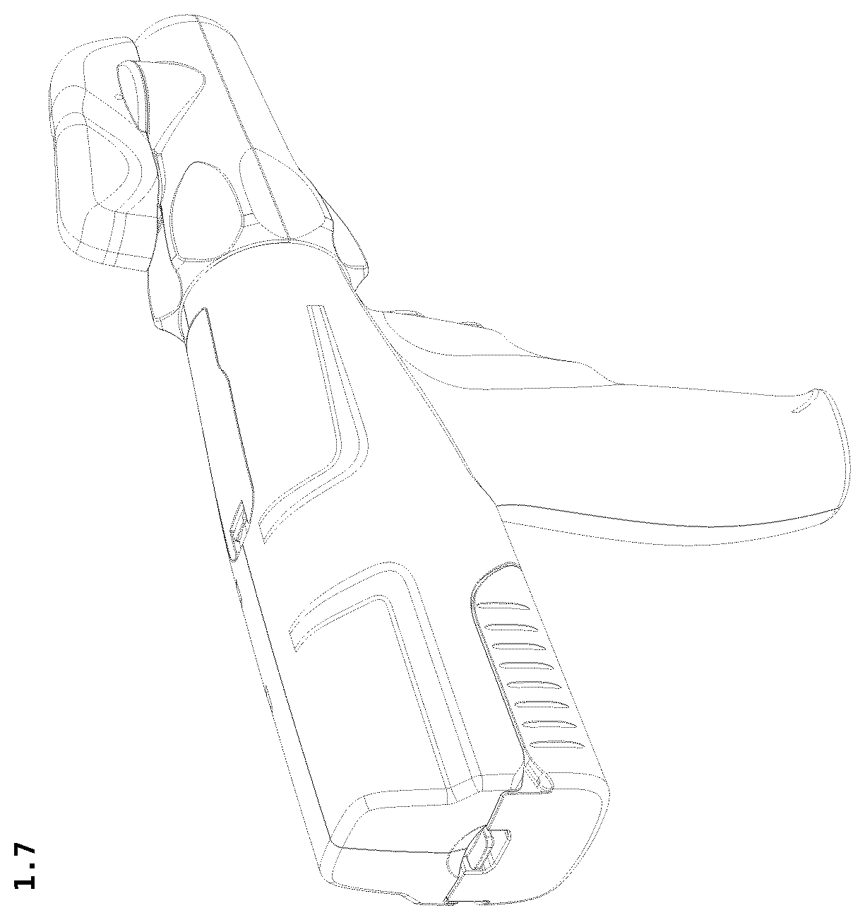 Patent USD1077222 Figure 7 – Surgical stapler