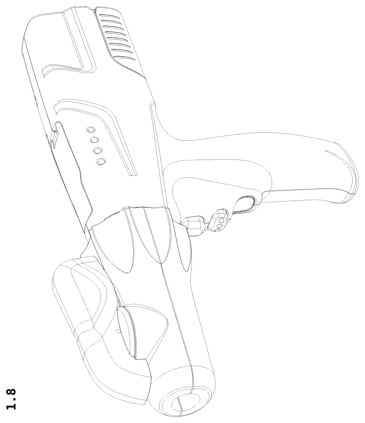 Patent USD1077222 Figure 8 – Surgical stapler