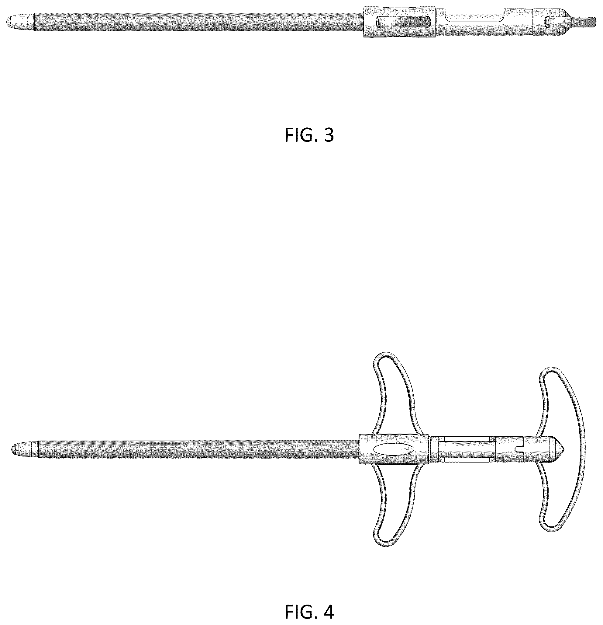 Patent USD1077223 Figure 2 – Winged atraumatic trocar for pellet insertion