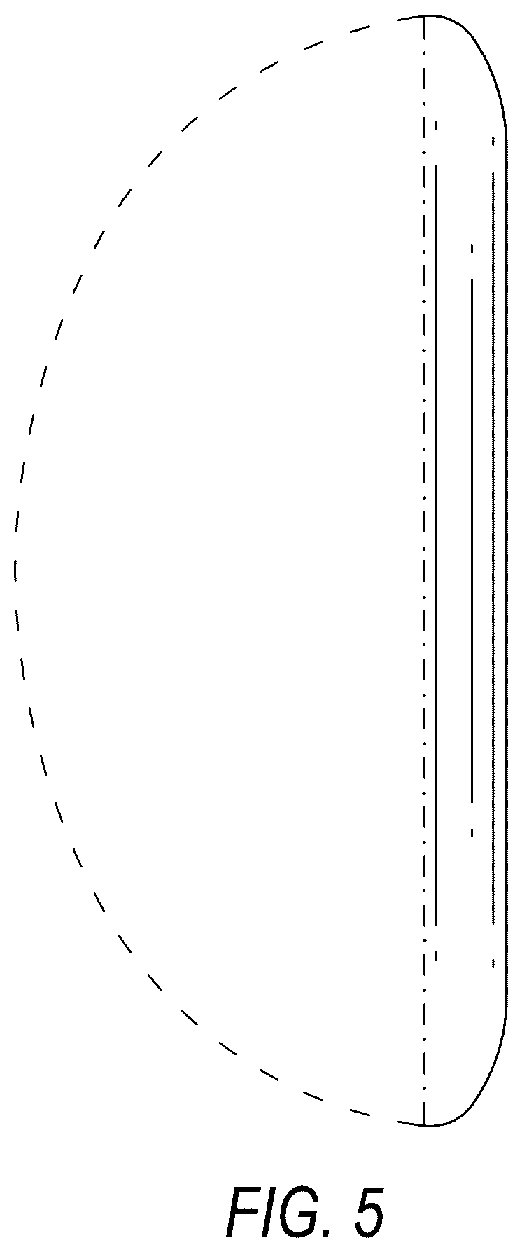 Patent USD1077227 Figure 5 – Breast implant enhancement device