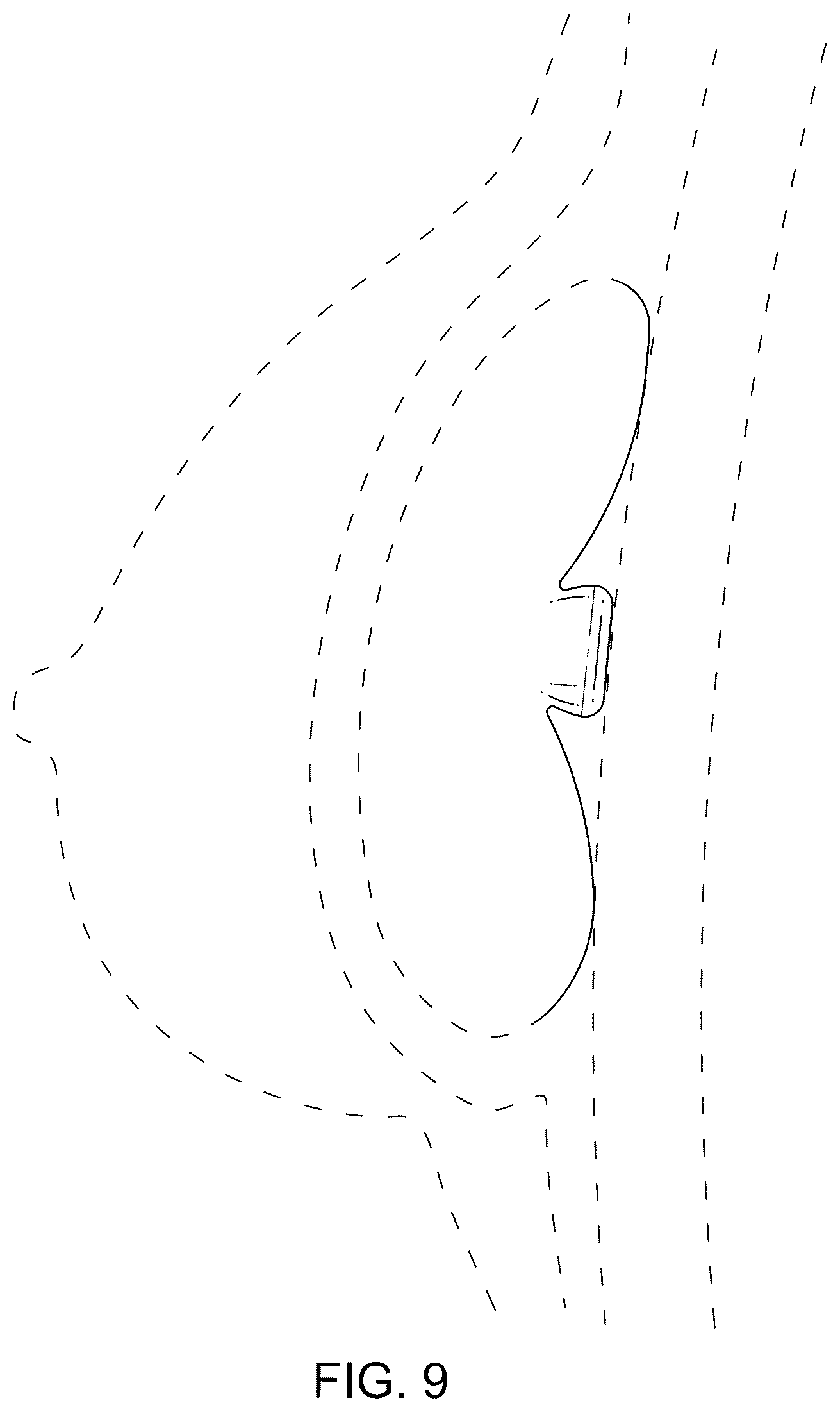 Patent USD1077228 Figure 9 – Breast implant enhancement device