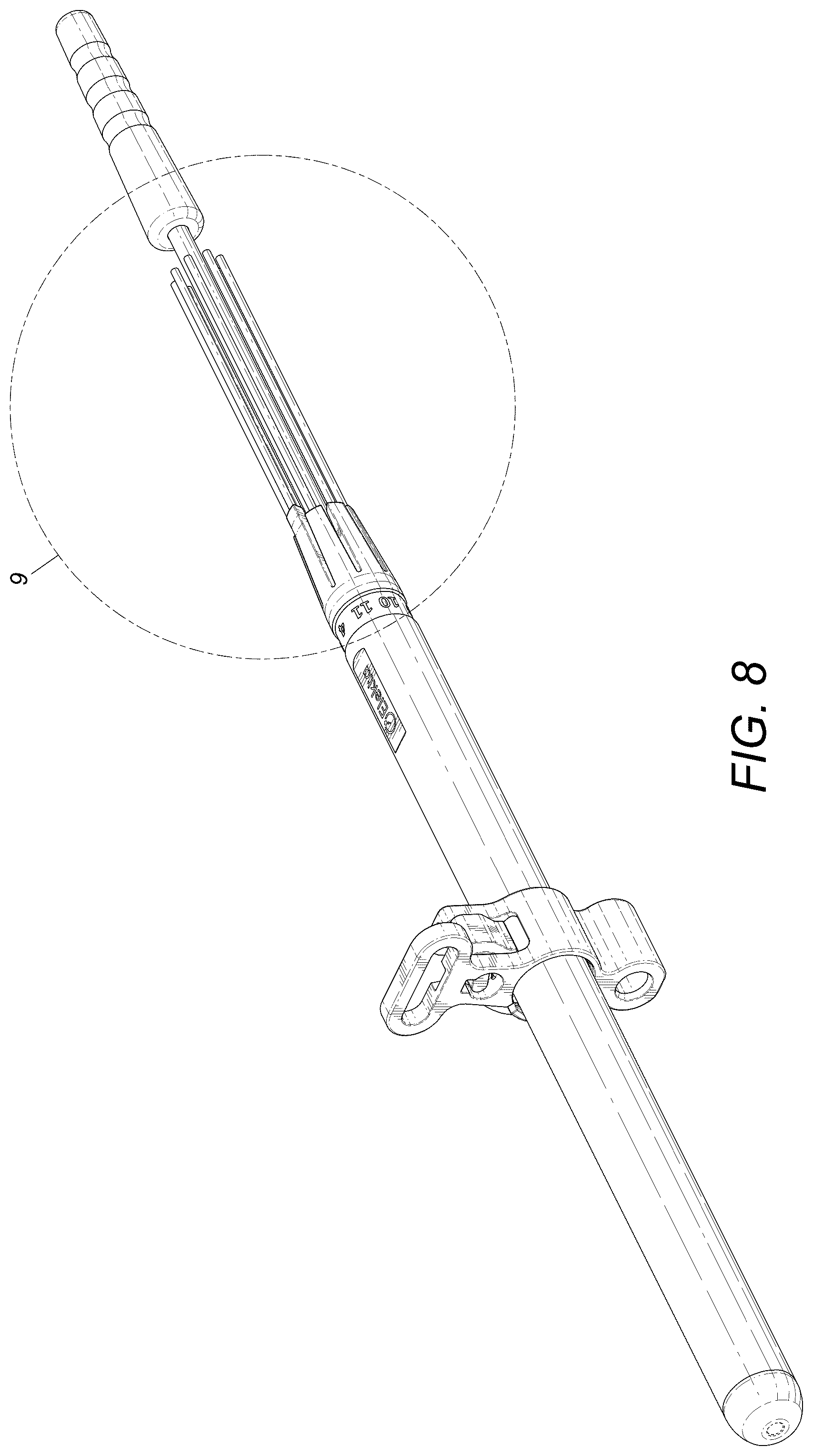 Patent USD1077229 Figure 8 – Brachytherapy applicator