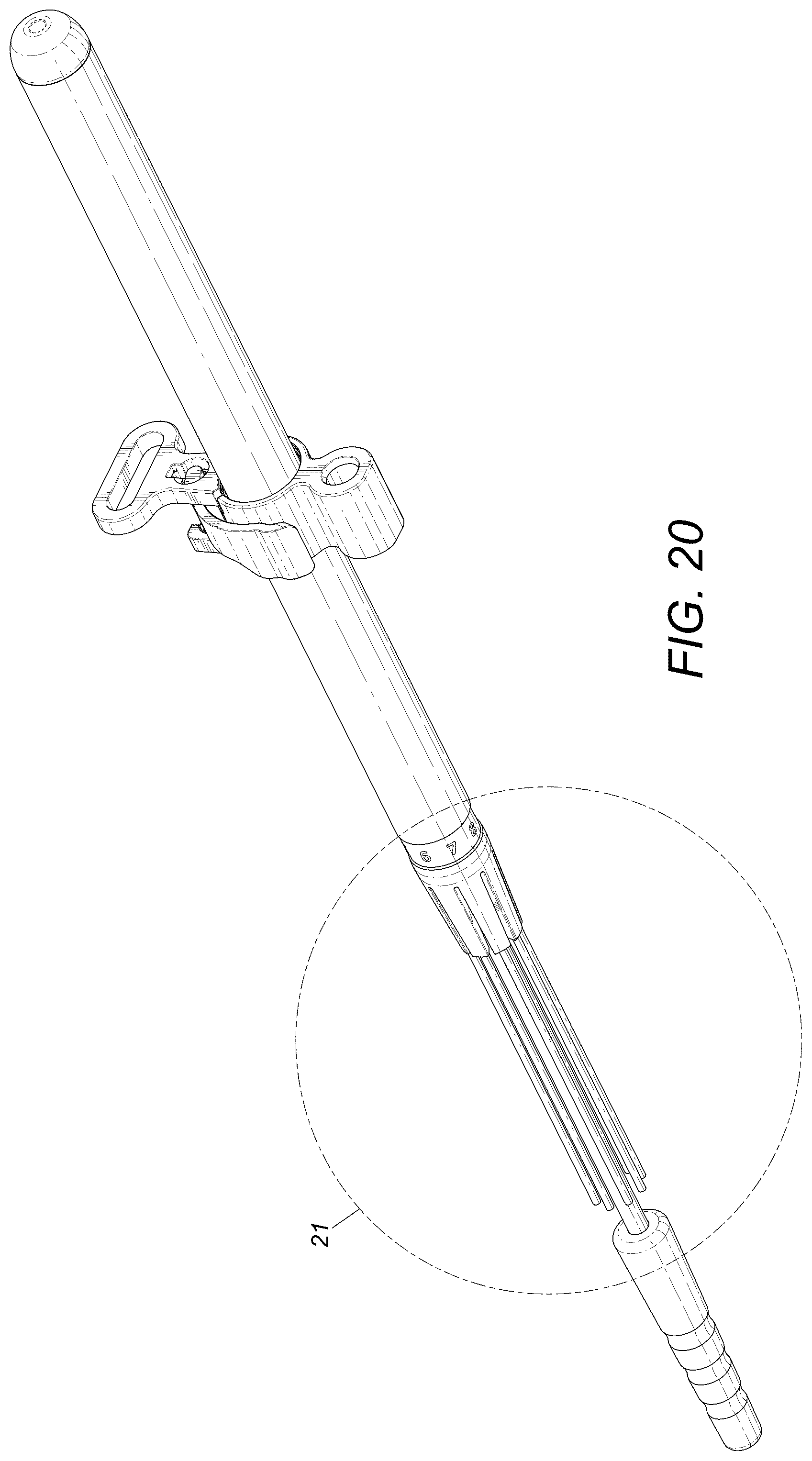 Patent USD1077229 Figure 20 – Brachytherapy applicator