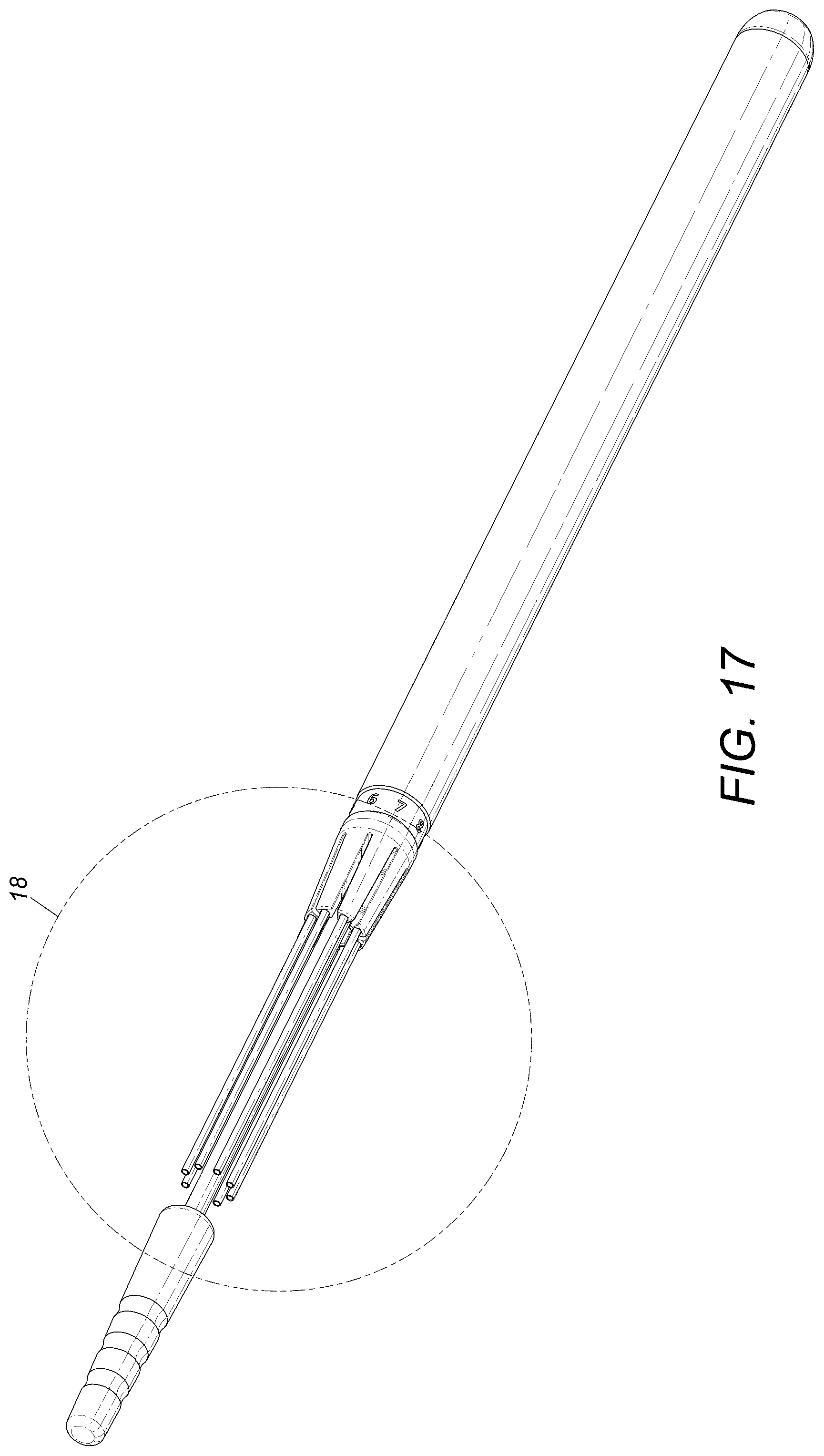 Patent USD1077230 Figure 17 – Brachytherapy applicator