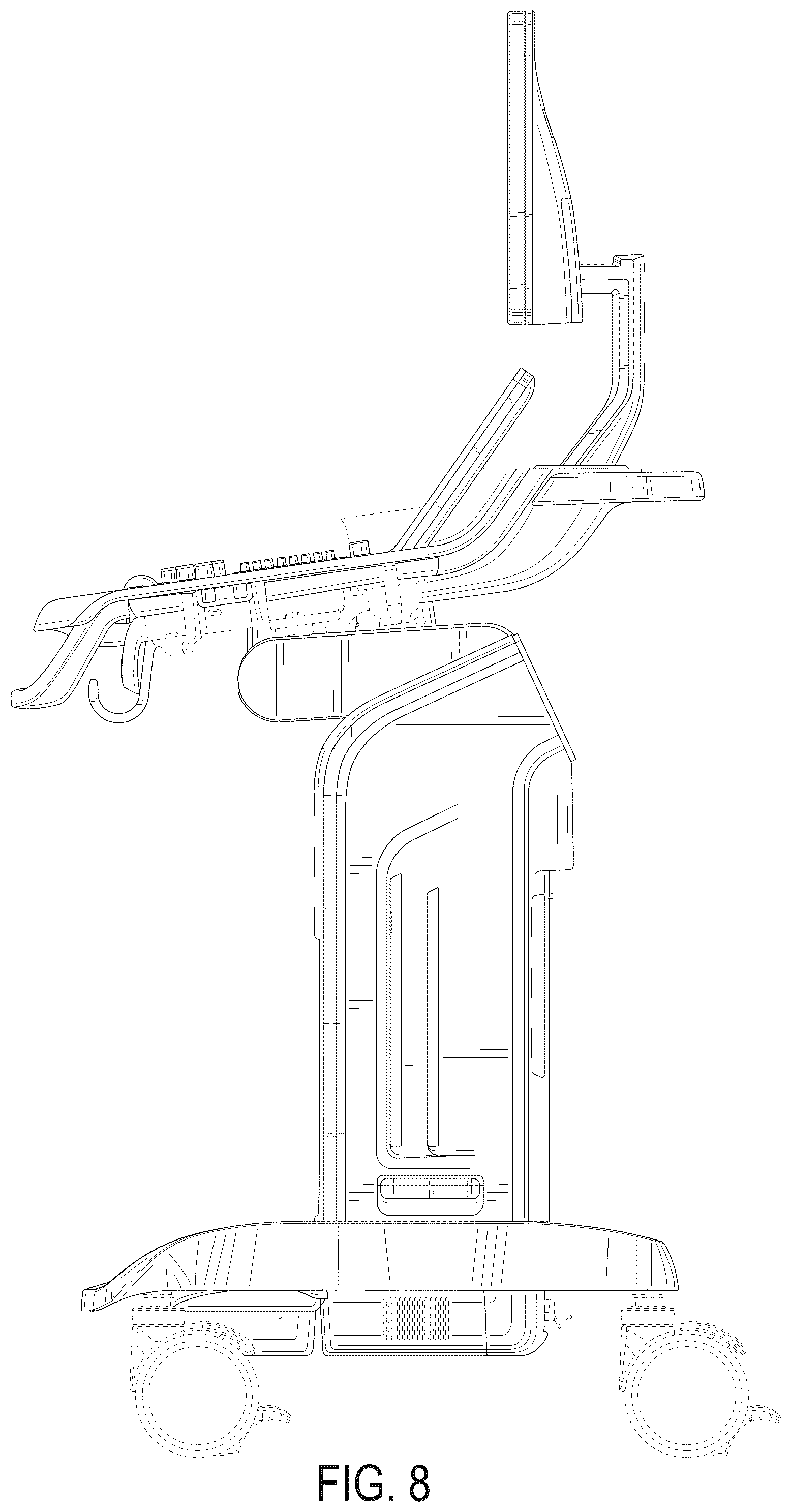 Patent USD1077237 Figure 8 – Cart