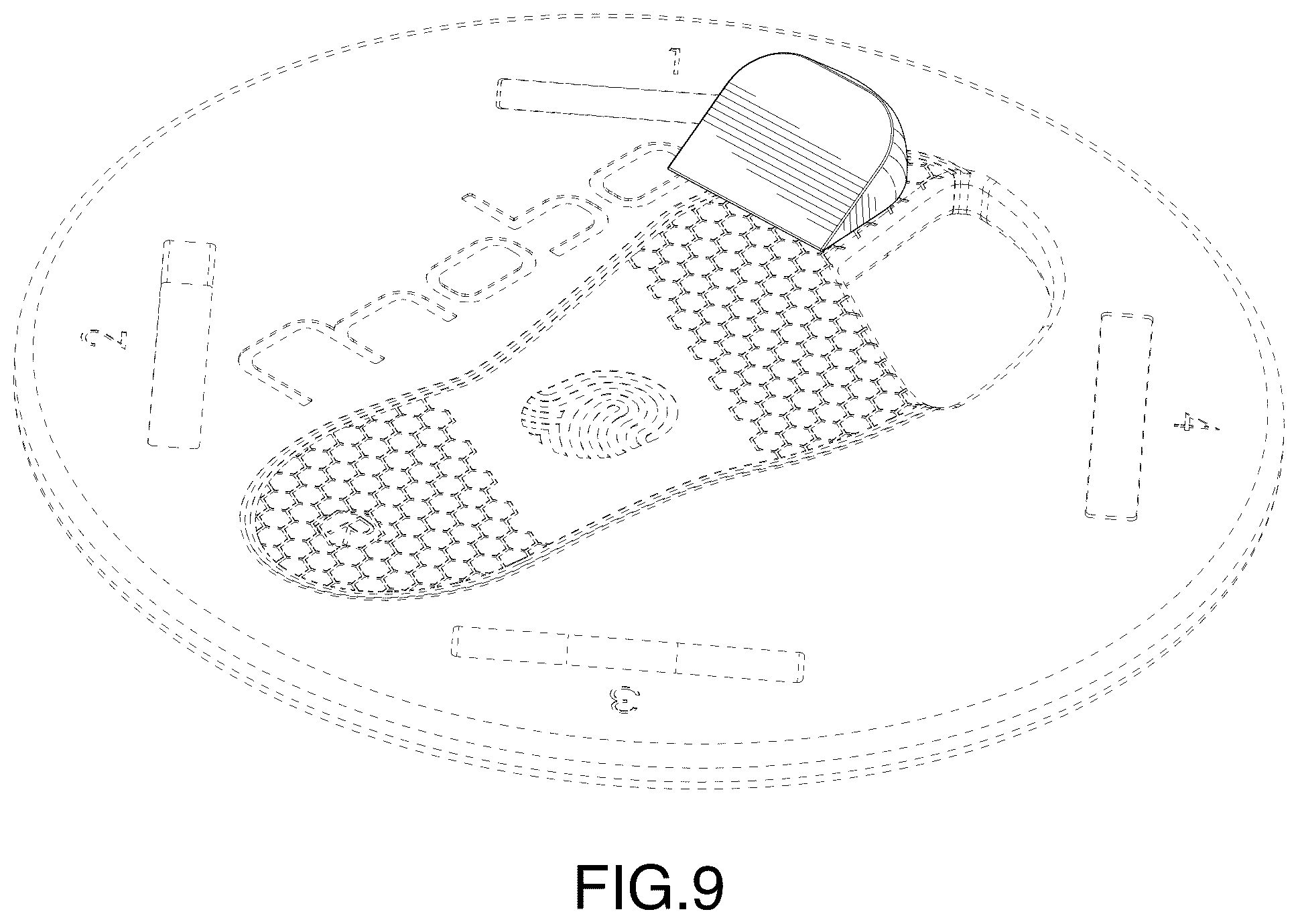 Patent USD1077239 Figure 5 – Device for soft tissue mobilization and foot strength