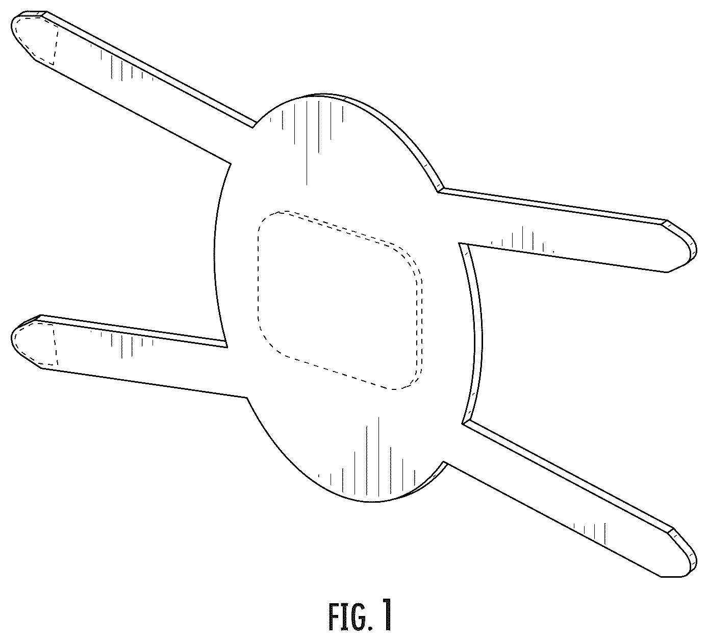 Patent USD1077245 Figure 1 – Transdermal foot patch