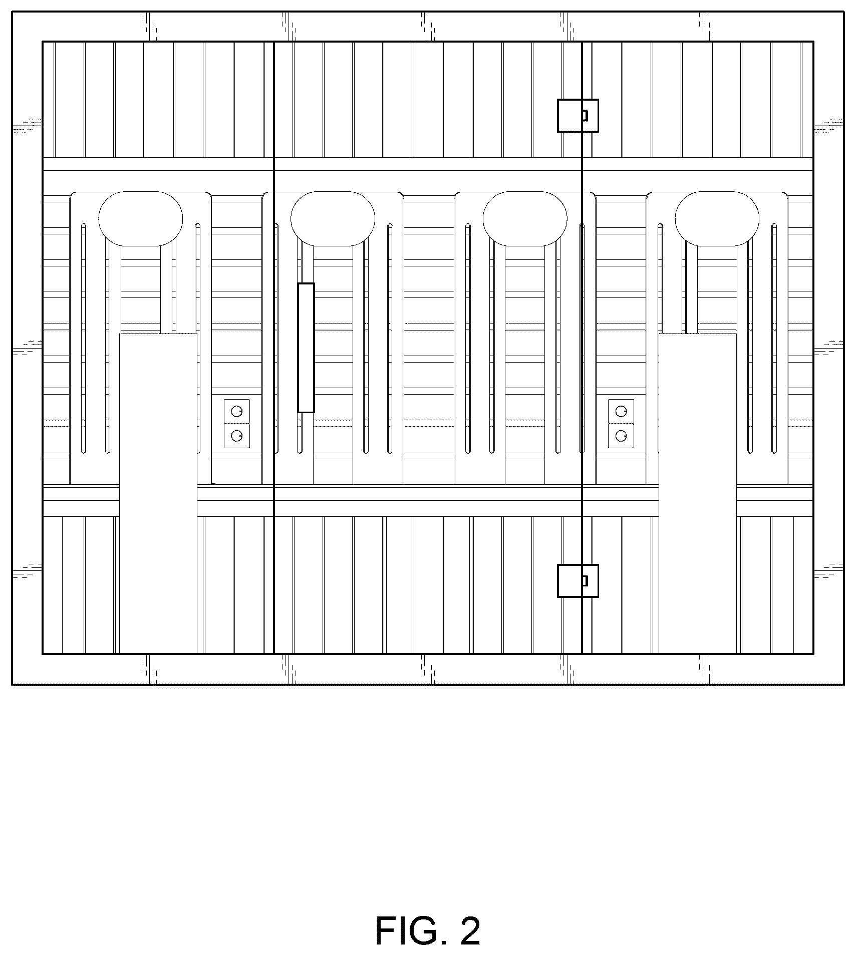 Patent USD1077250 Figure 2 – Sauna