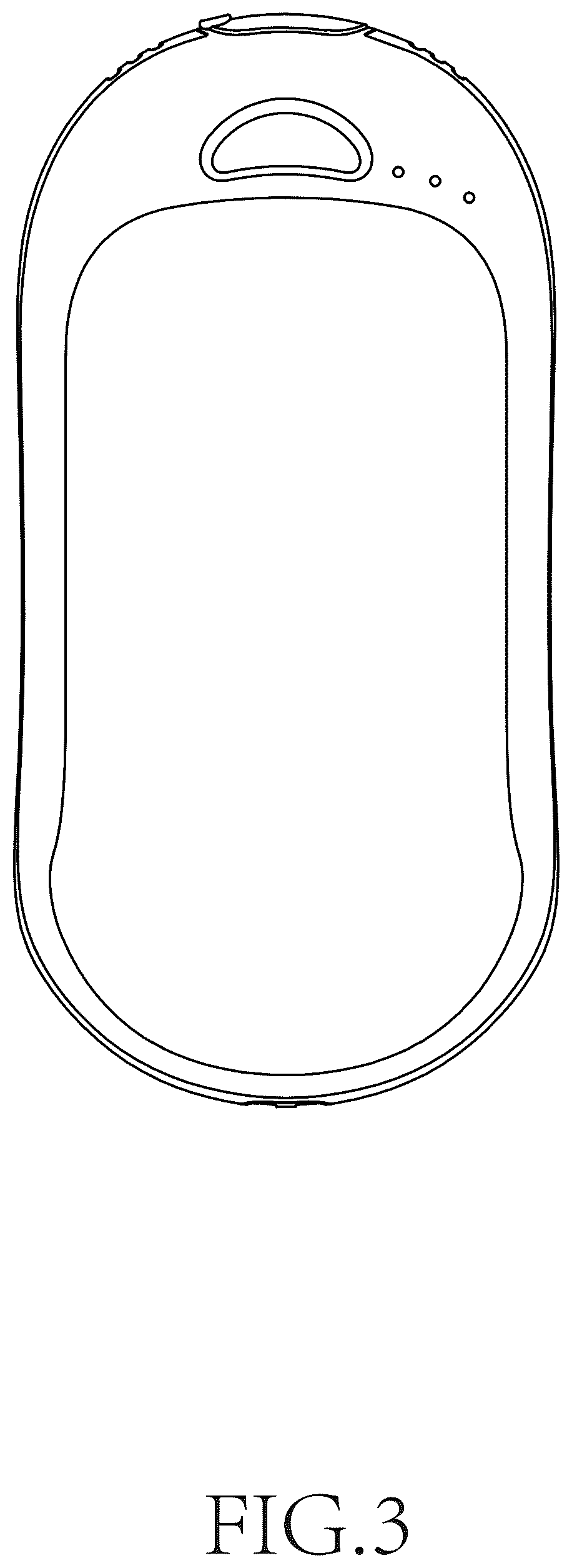 Patent USD1077251 Figure 3 – Hand warmer