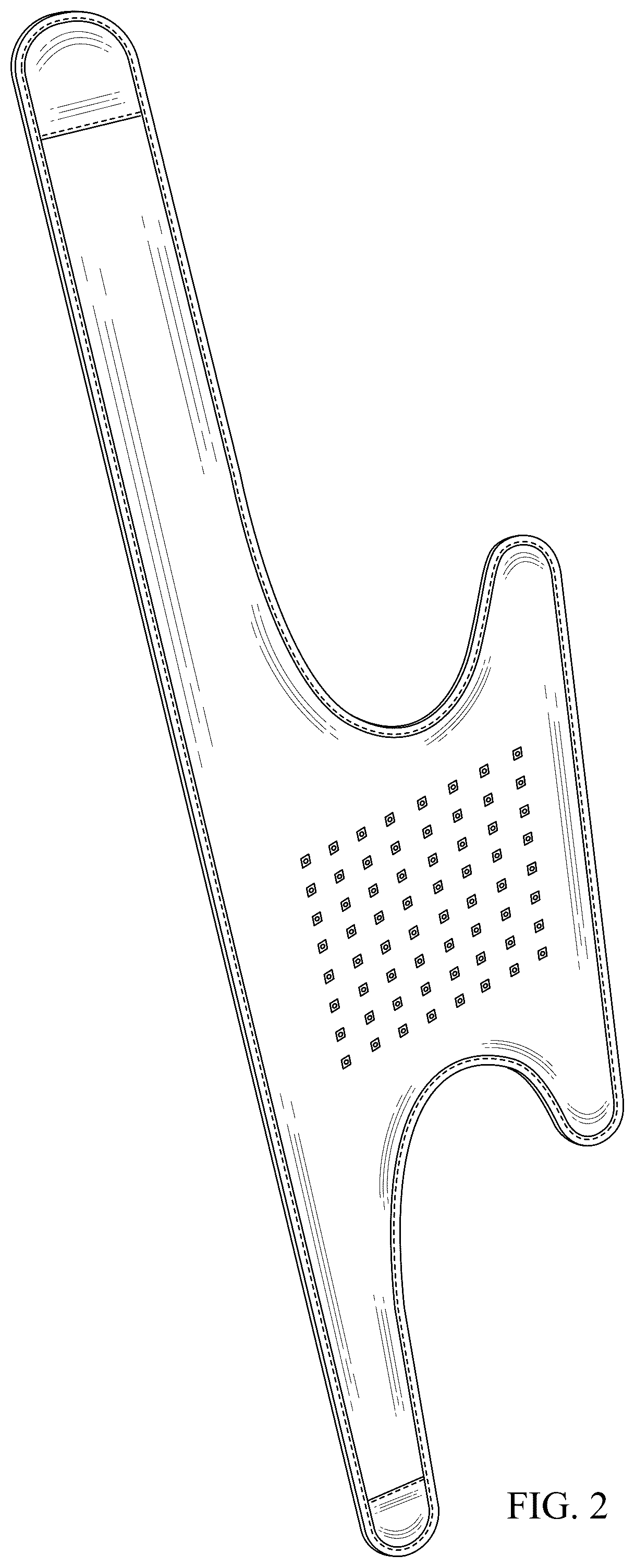 Patent USD1077257 Figure 2 – Shoulder phototherapy wrap