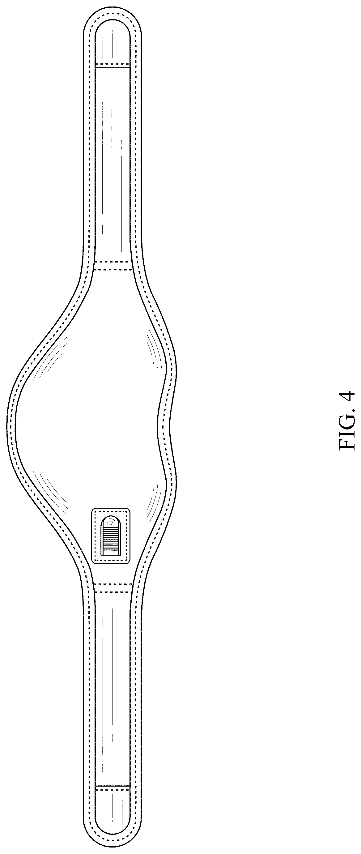 Patent USD1077258 Figure 4 – Phototherapy neck wrap