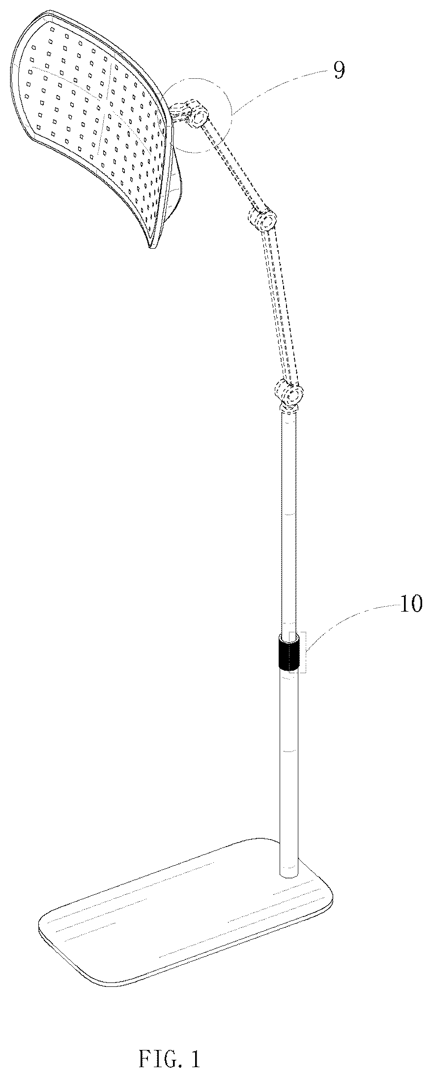 Patent USD1077259 — Red light therapy device — Figure 1